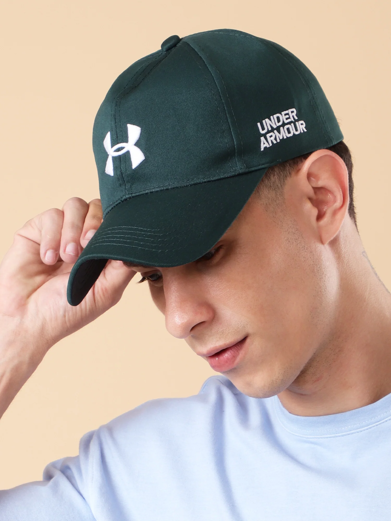 Armour Dark Green Performance Cap – Sporty Comfort with Premium Style - Image 2