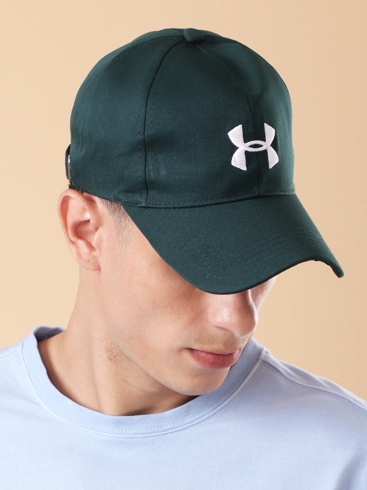 Armour Dark Green Performance Cap – Sporty Comfort with Premium Style - Image 3