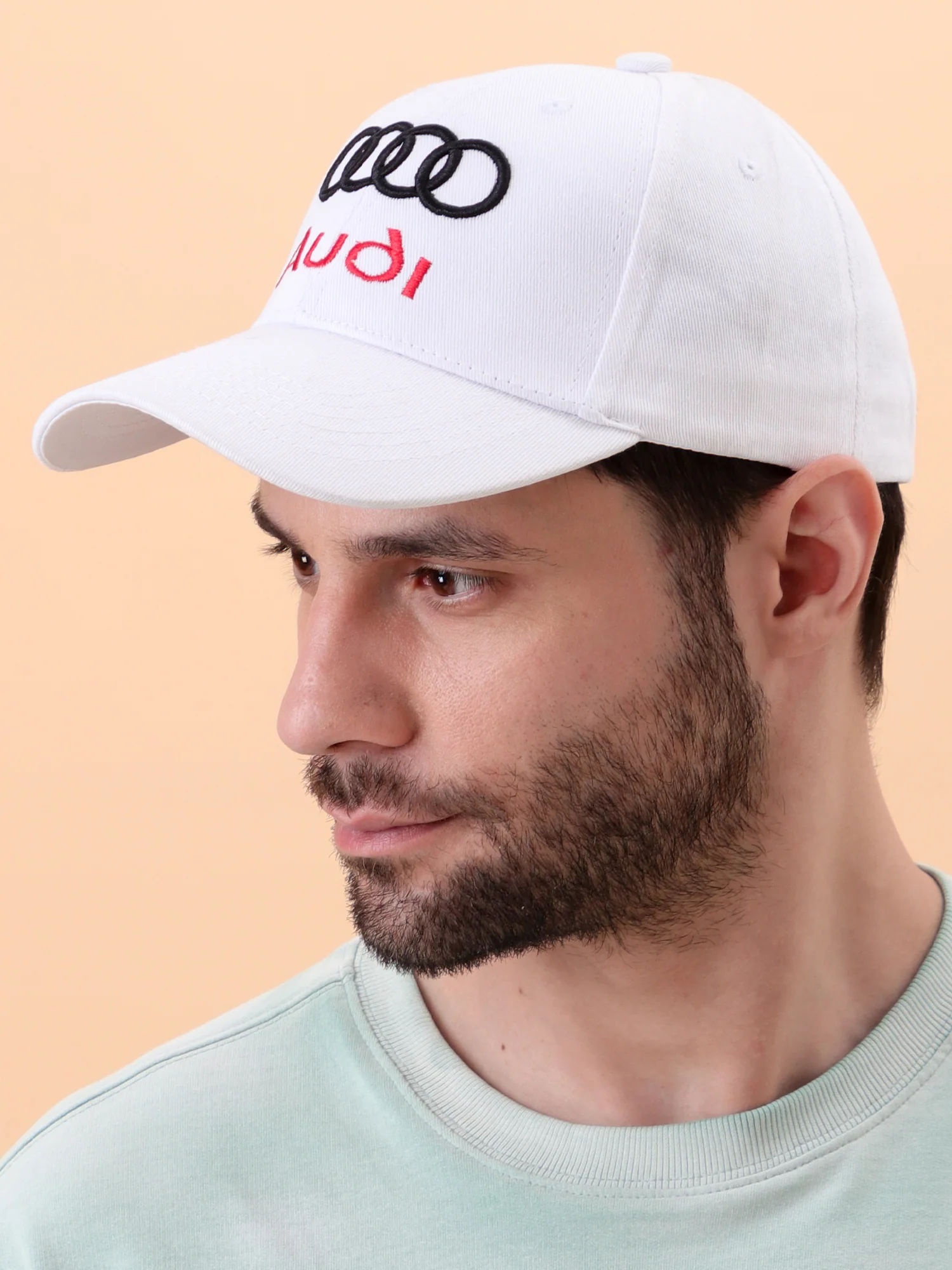 Audi Logo Embroidered Cap - Image 3