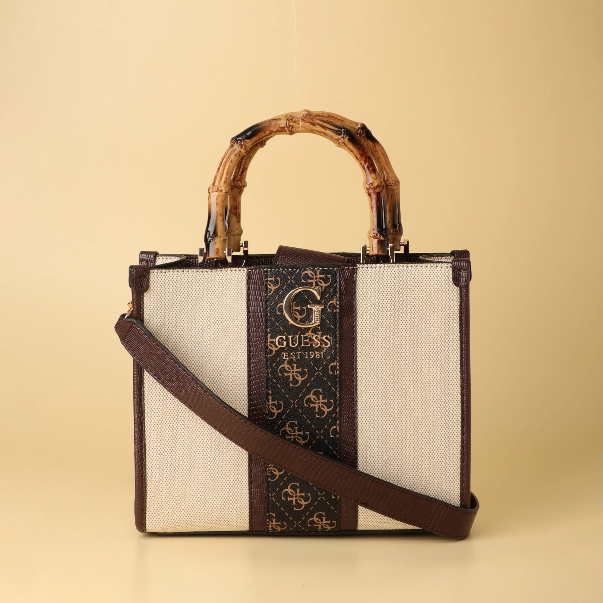 Bamboo Handle Tote