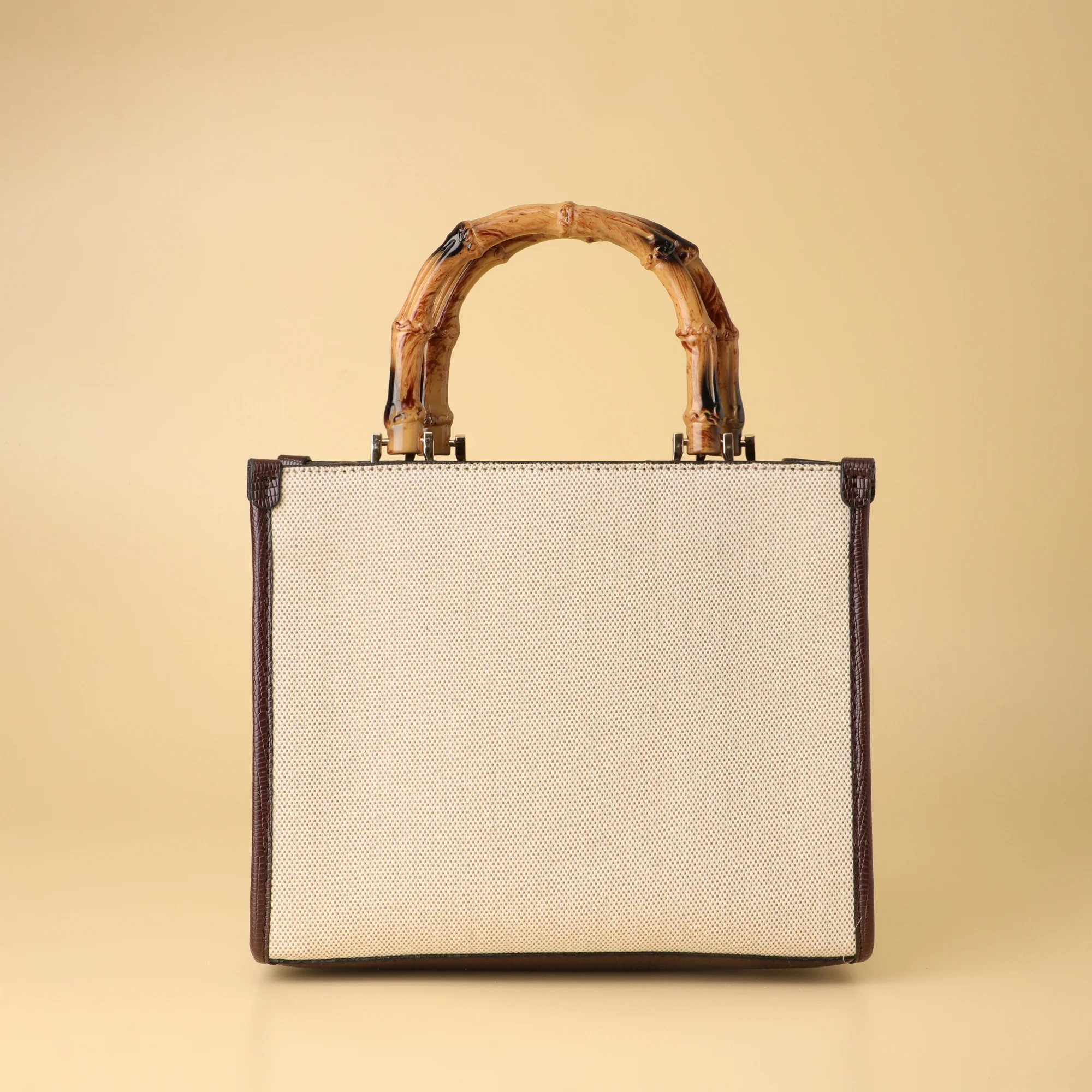 Bamboo Handle Tote - Image 5