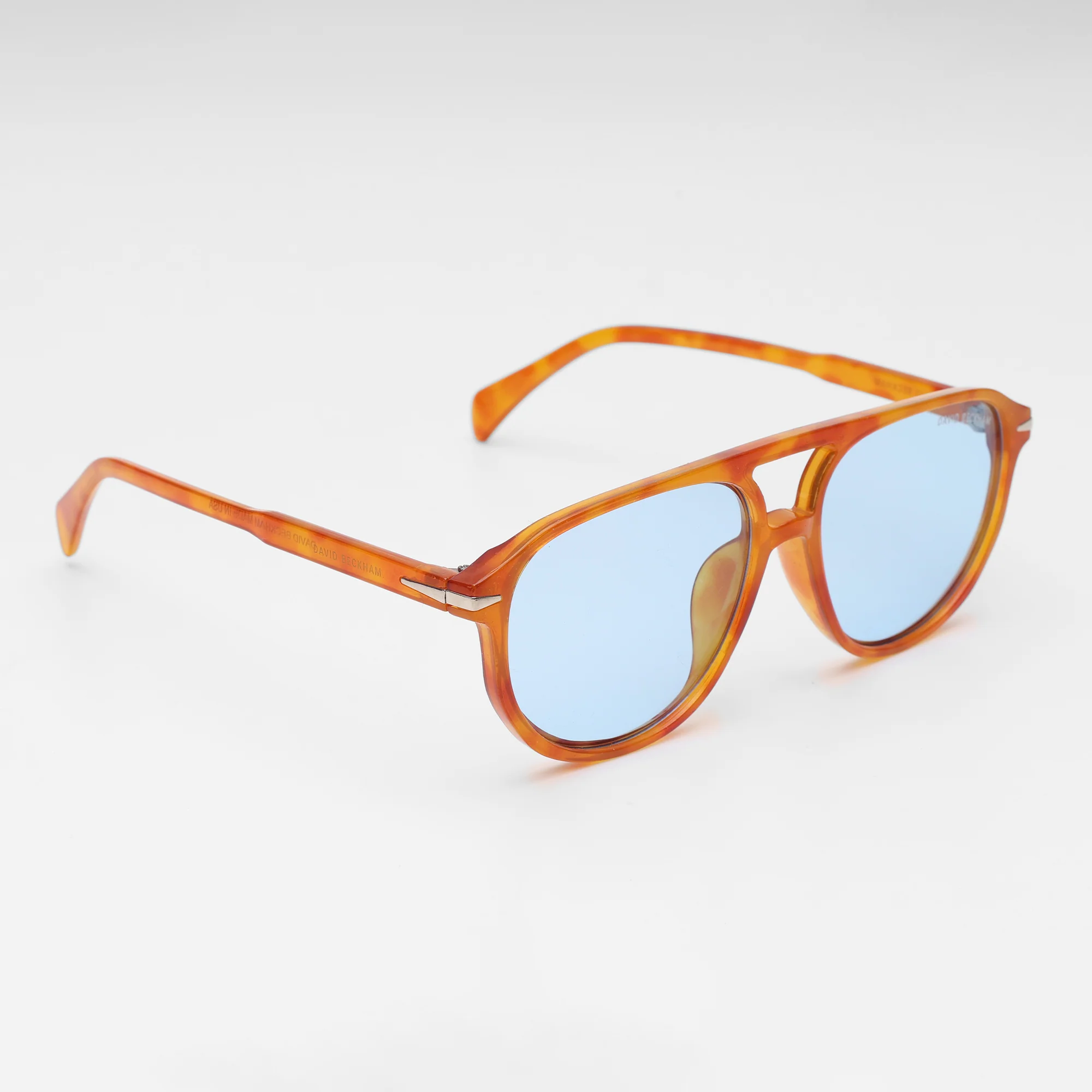 Beckham Amber Blue Aviators - Image 4