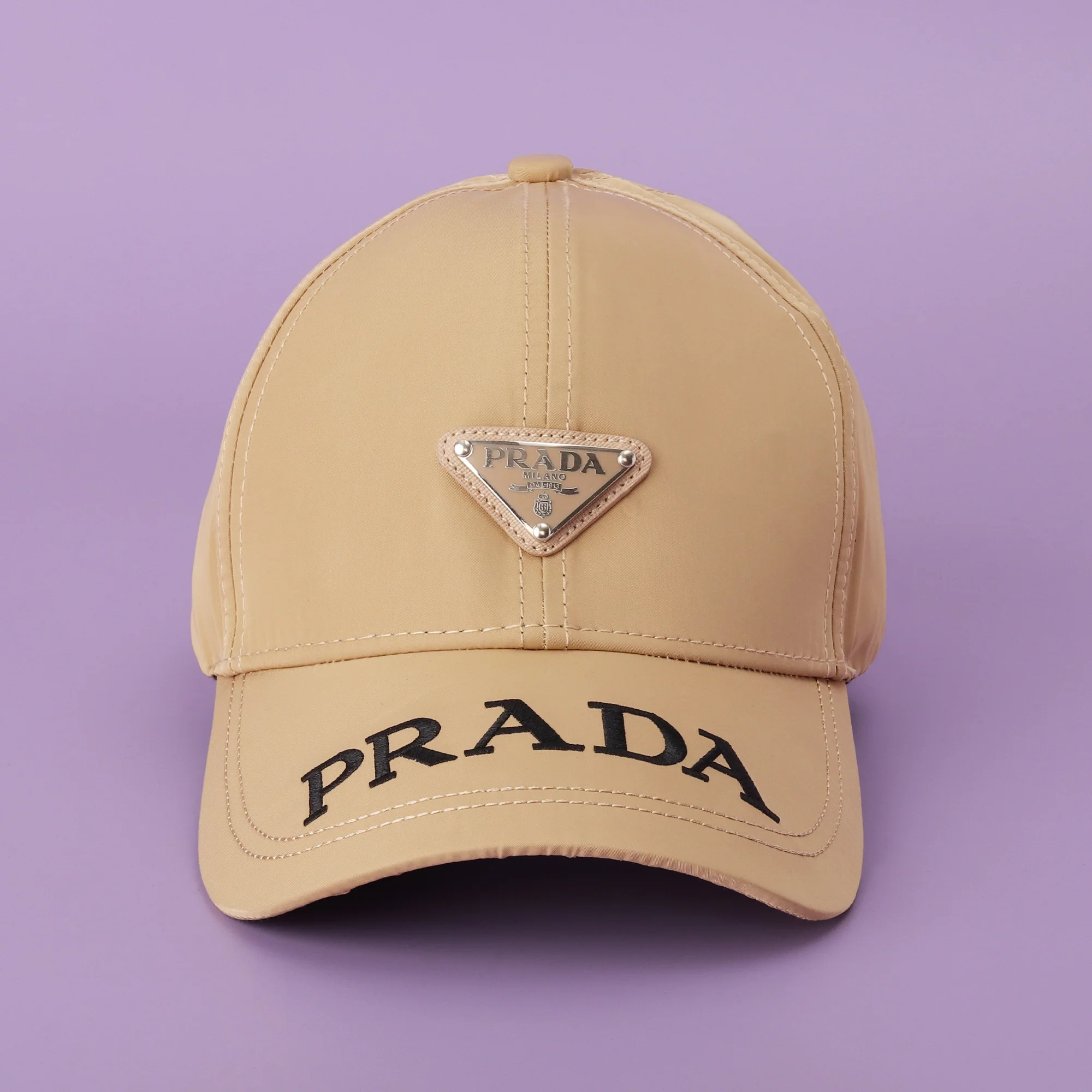 Beige Classic Baseball Cap
