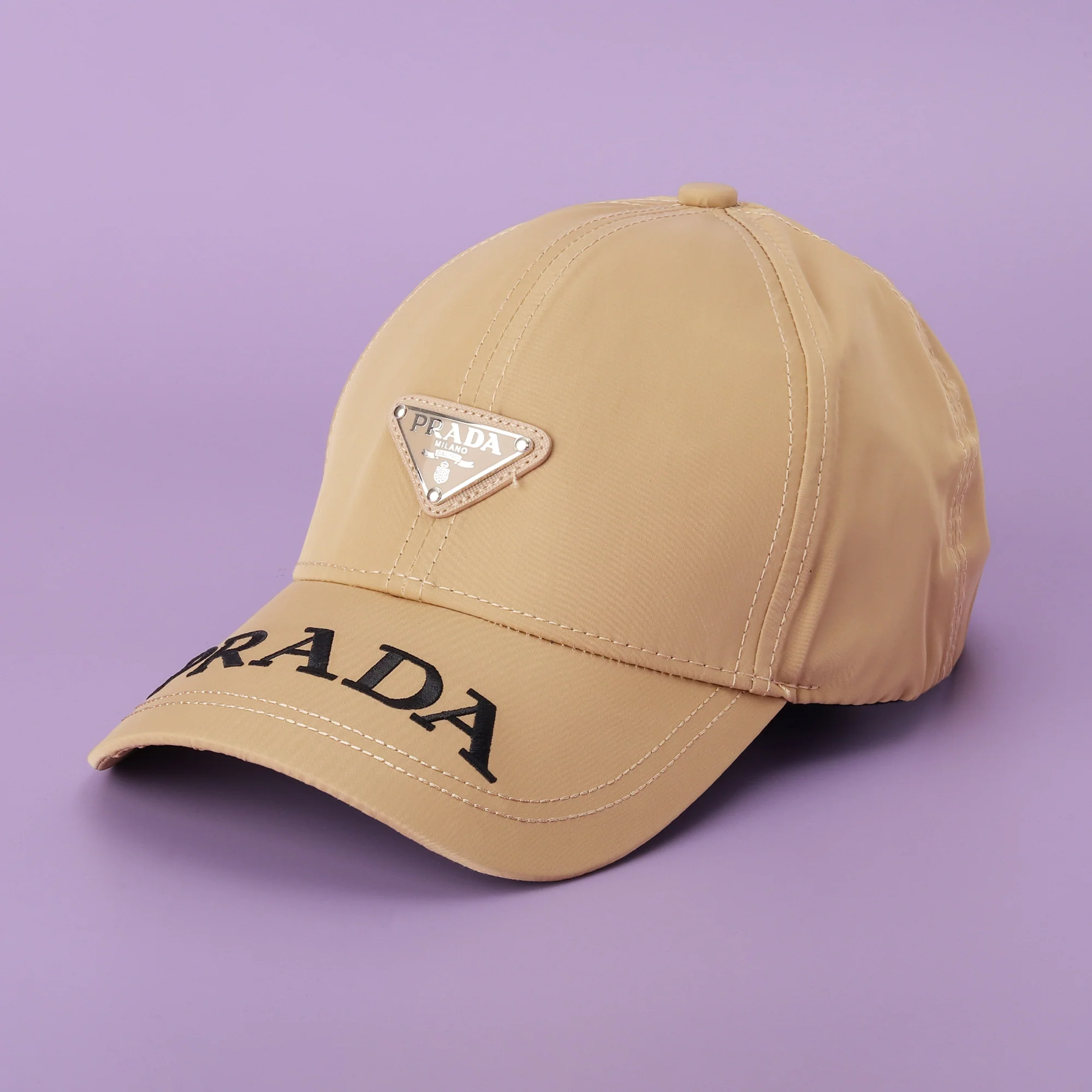 Beige Classic Baseball Cap - Image 2