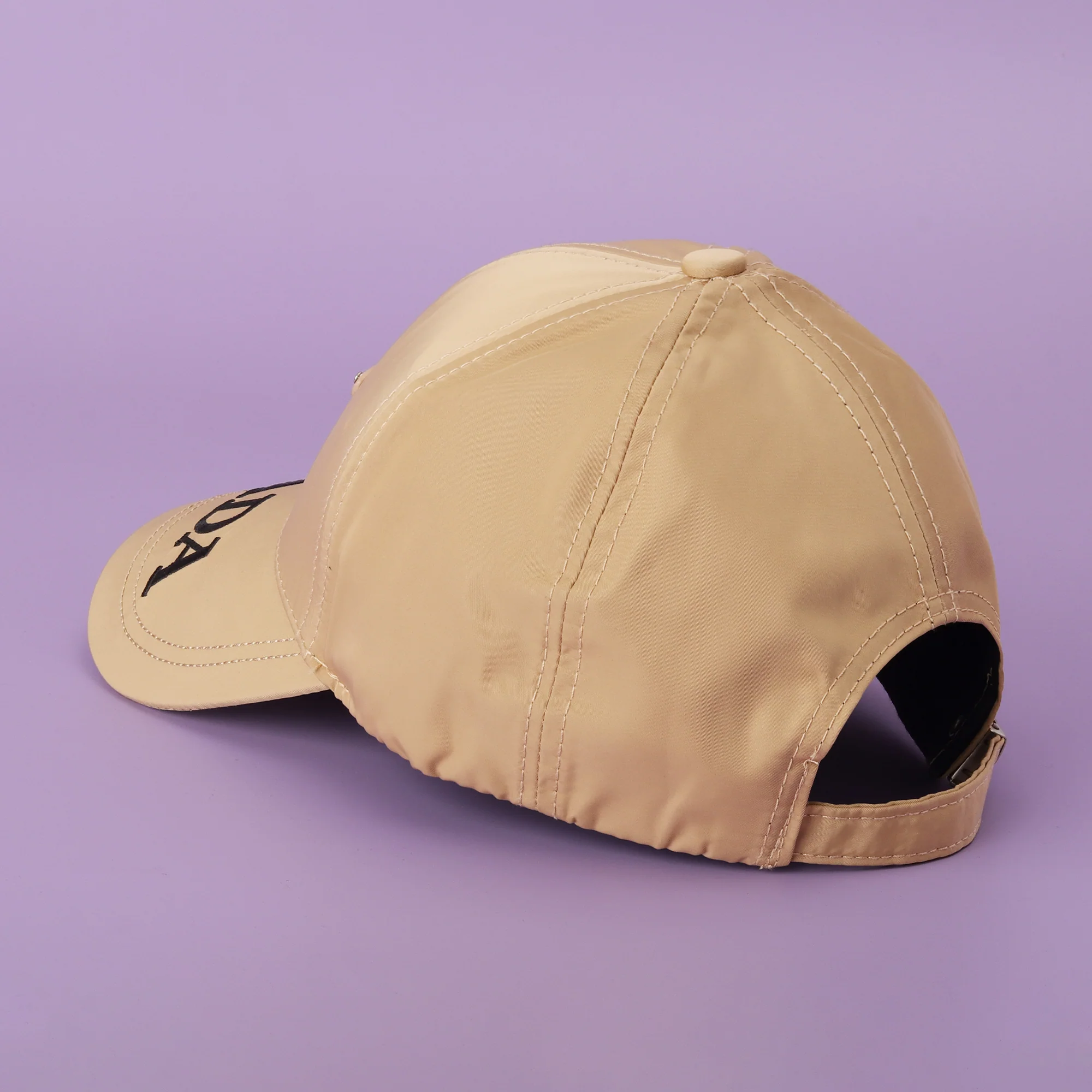 Beige Classic Baseball Cap - Image 3