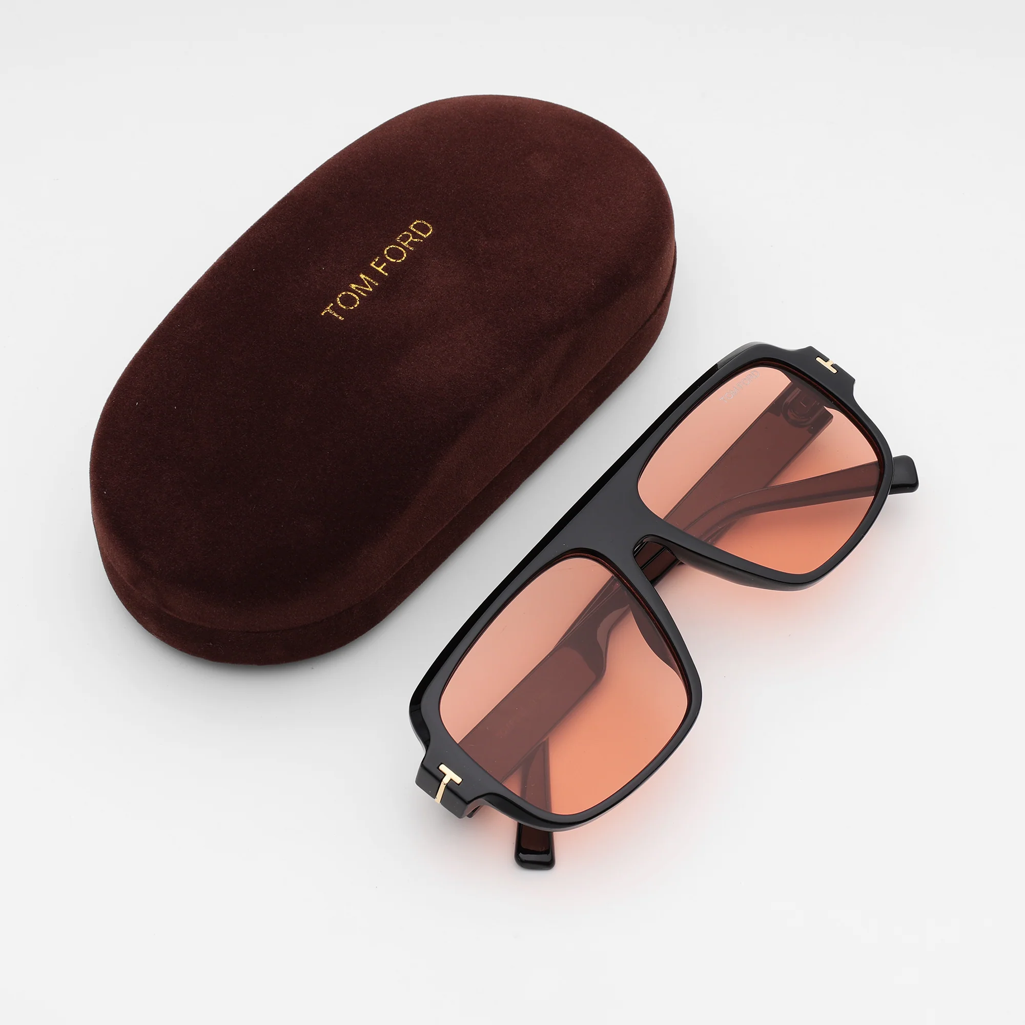 Black Frame Peach Lens Sunglasses - Image 2