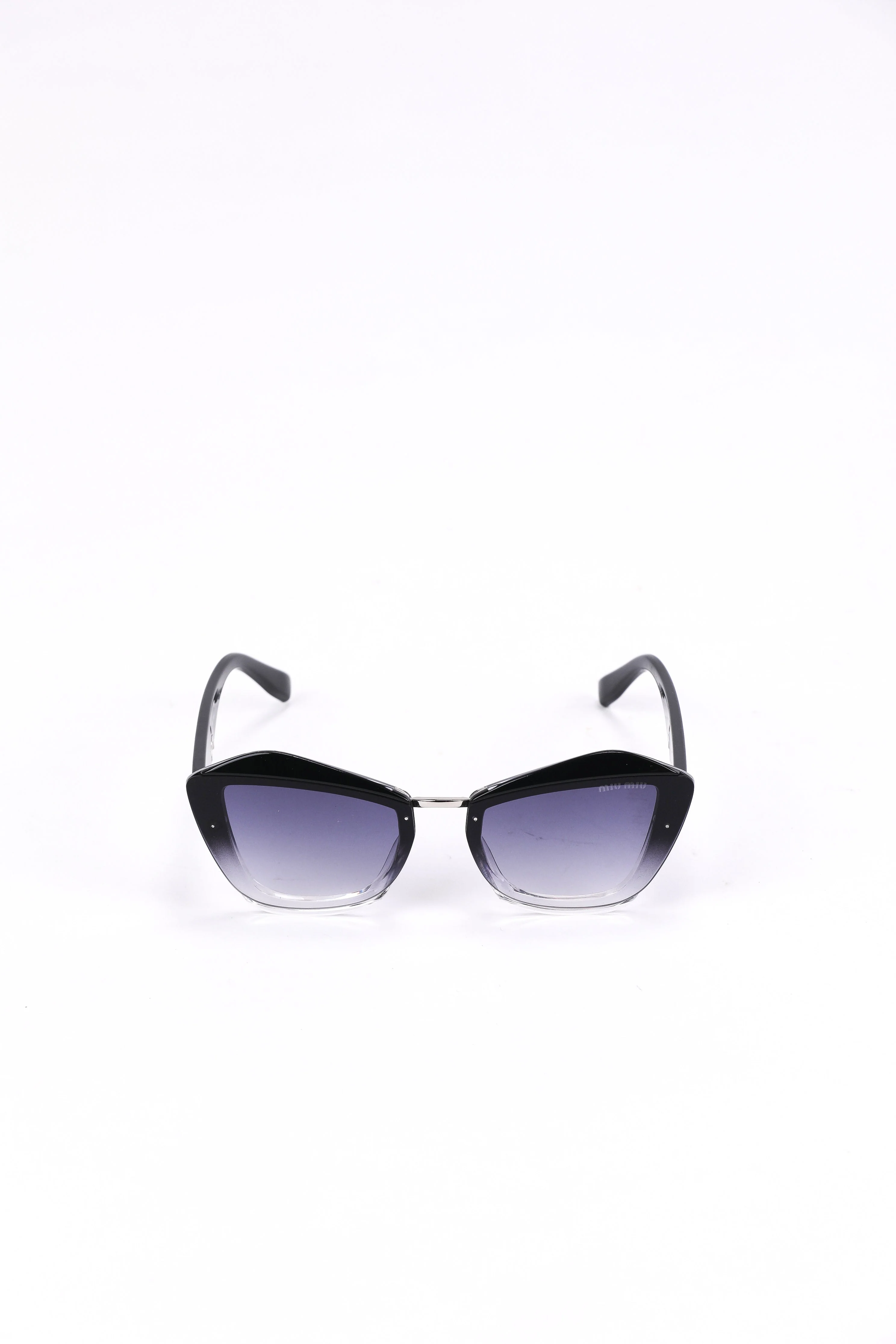 Black Miu Miu Gradient Sunglasses - Image 2