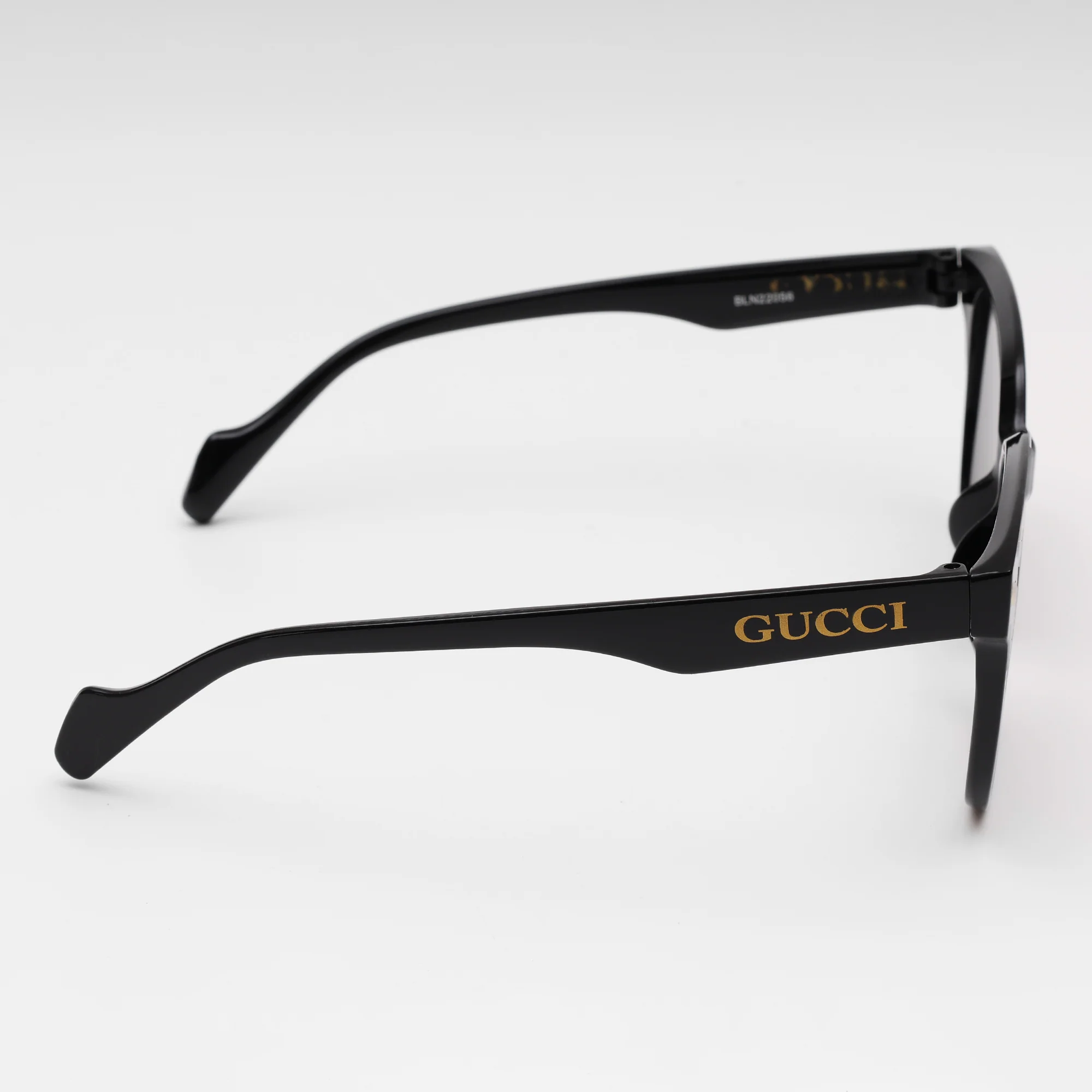 Black Square Luxe Sunglasses - Image 5