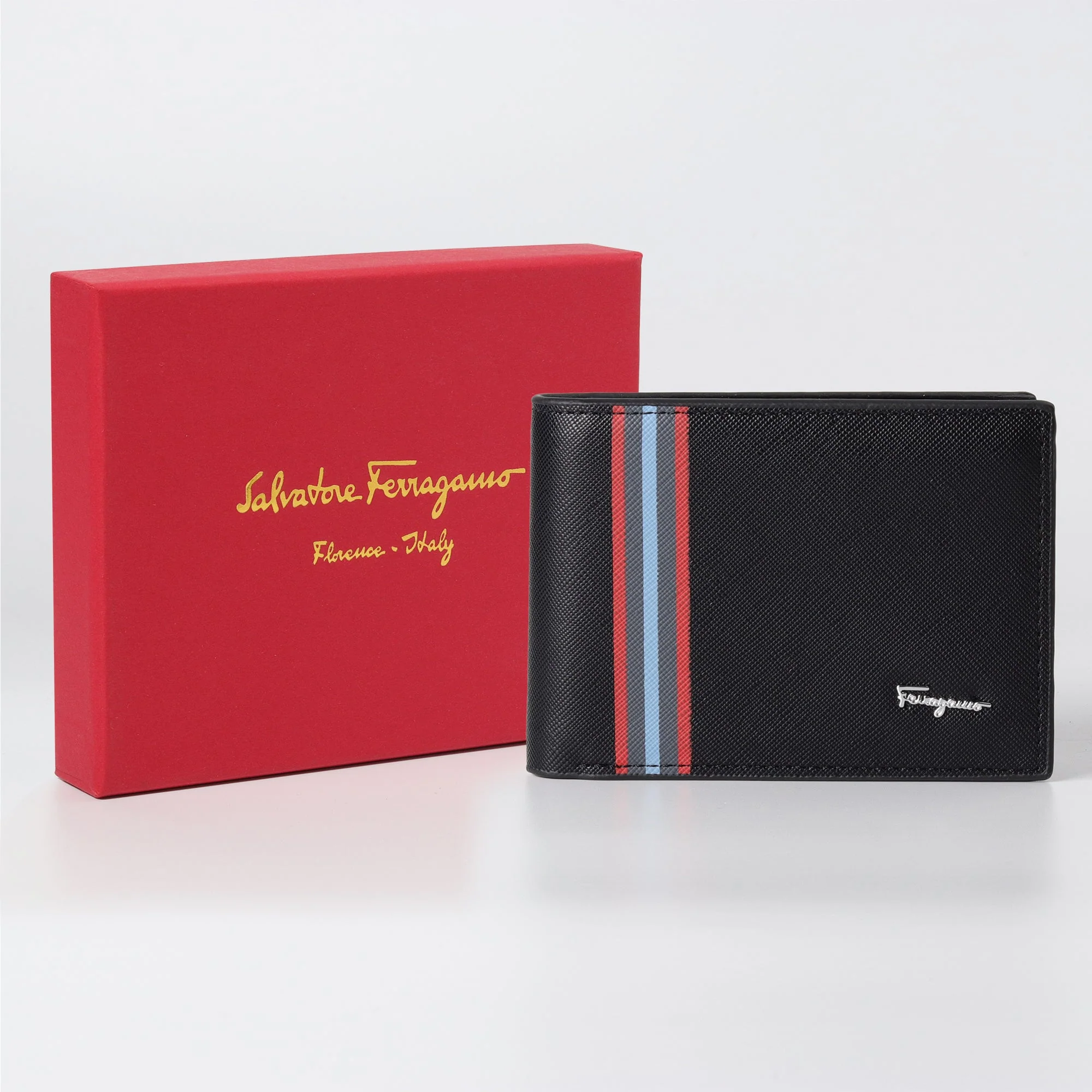 Black Stripe Accent Wallet
