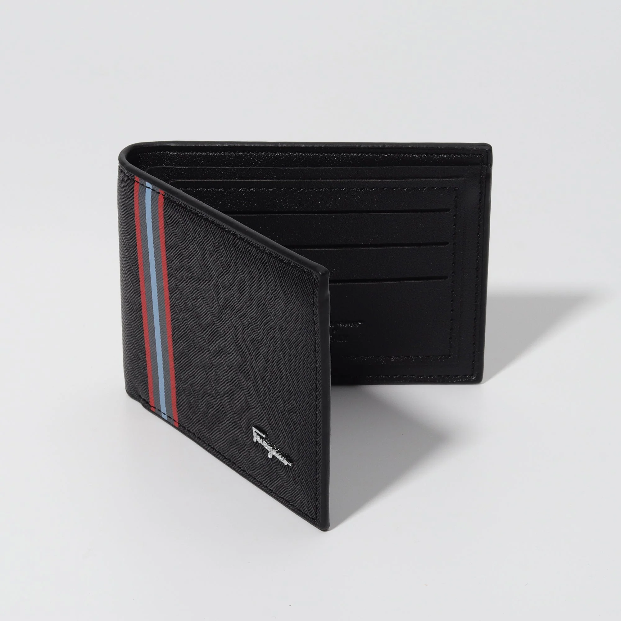 Black Stripe Accent Wallet - Image 3