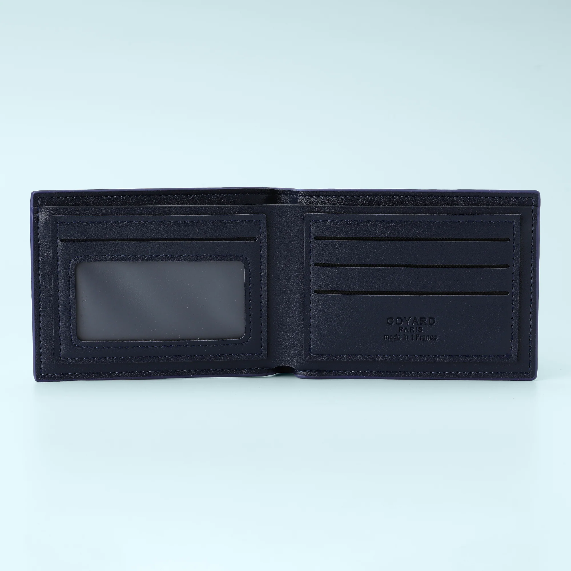 Blue Chevron Pattern Wallet - Image 3