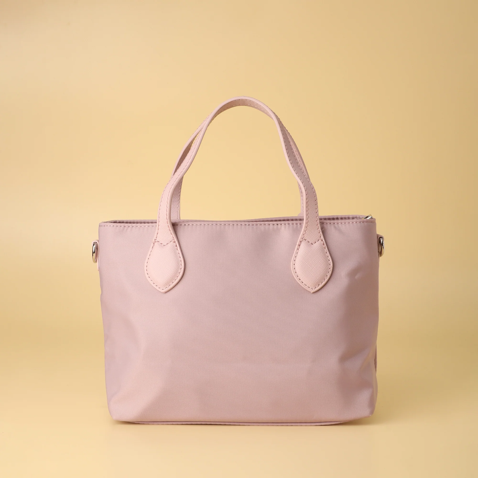 Blush Pink Prada-Inspired Tote Bag - Image 4