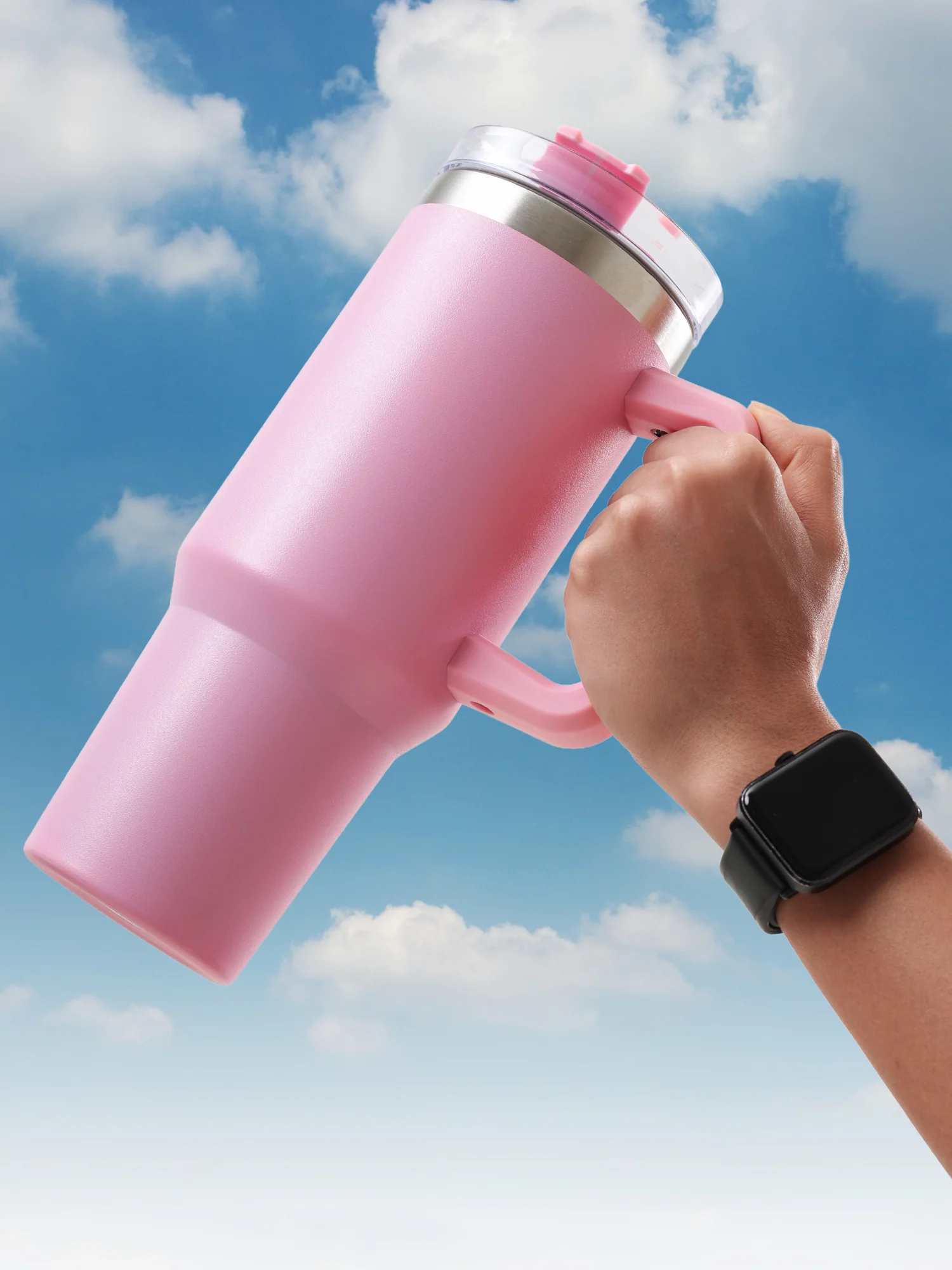 Blush Rush Matte Pink Sipper - Image 7