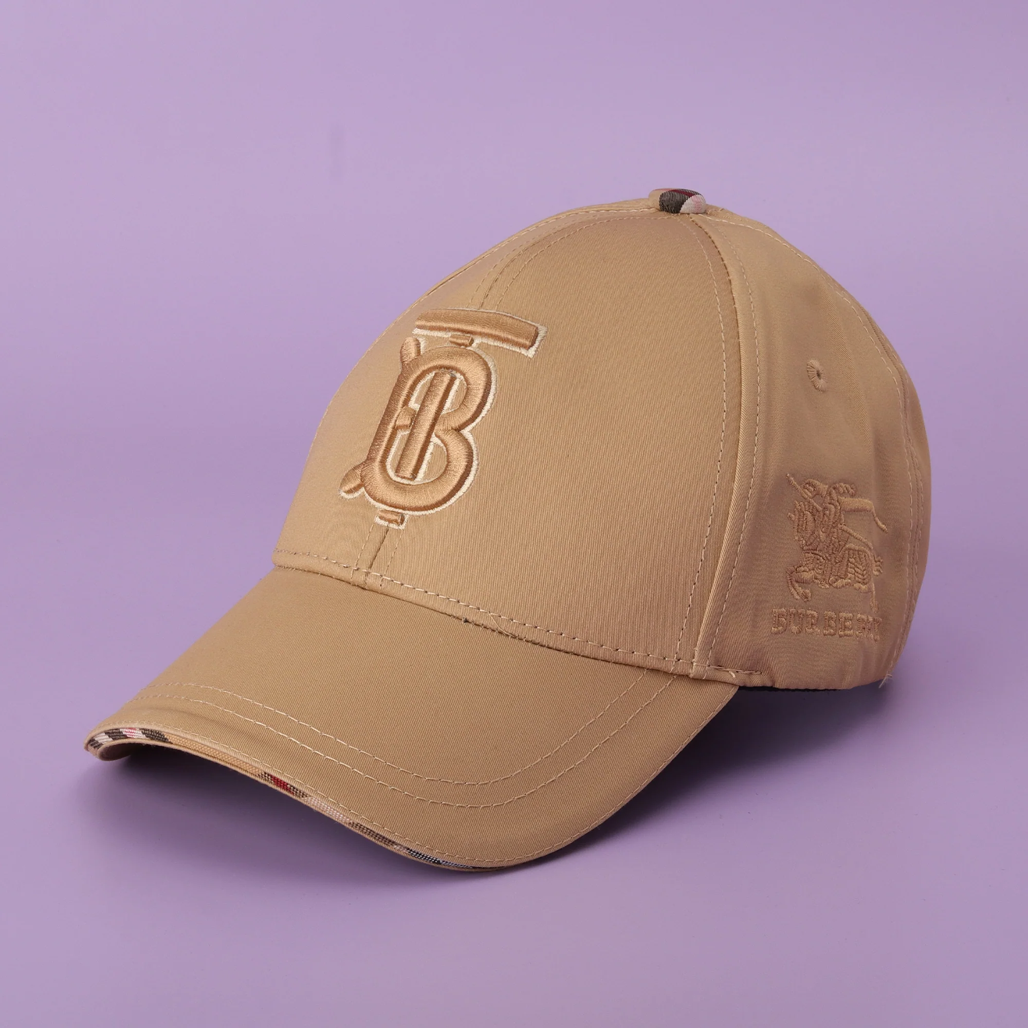 Burberry Monogram Beige Cap - Image 2
