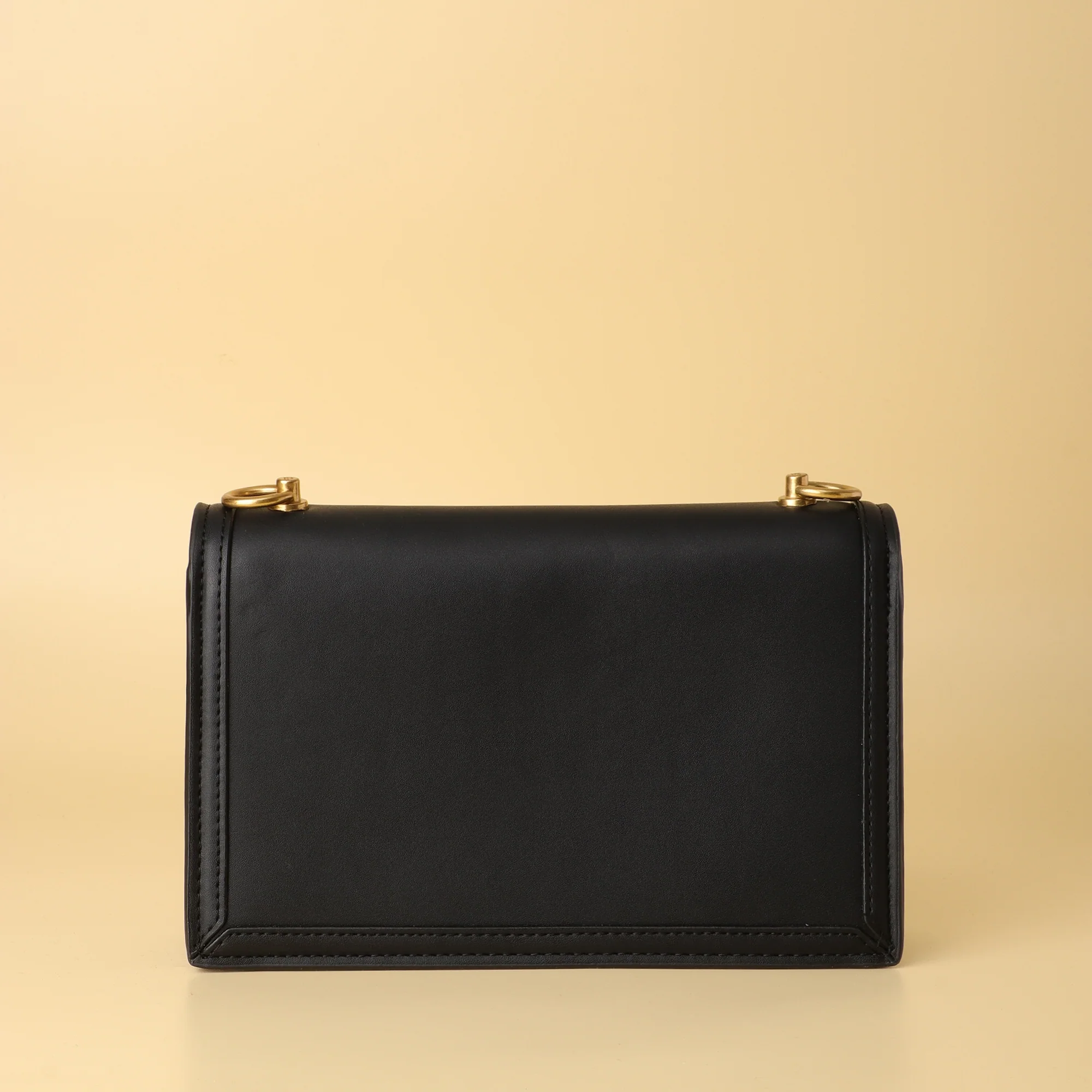 Burch Black Leather Shoulder Bag - Image 4