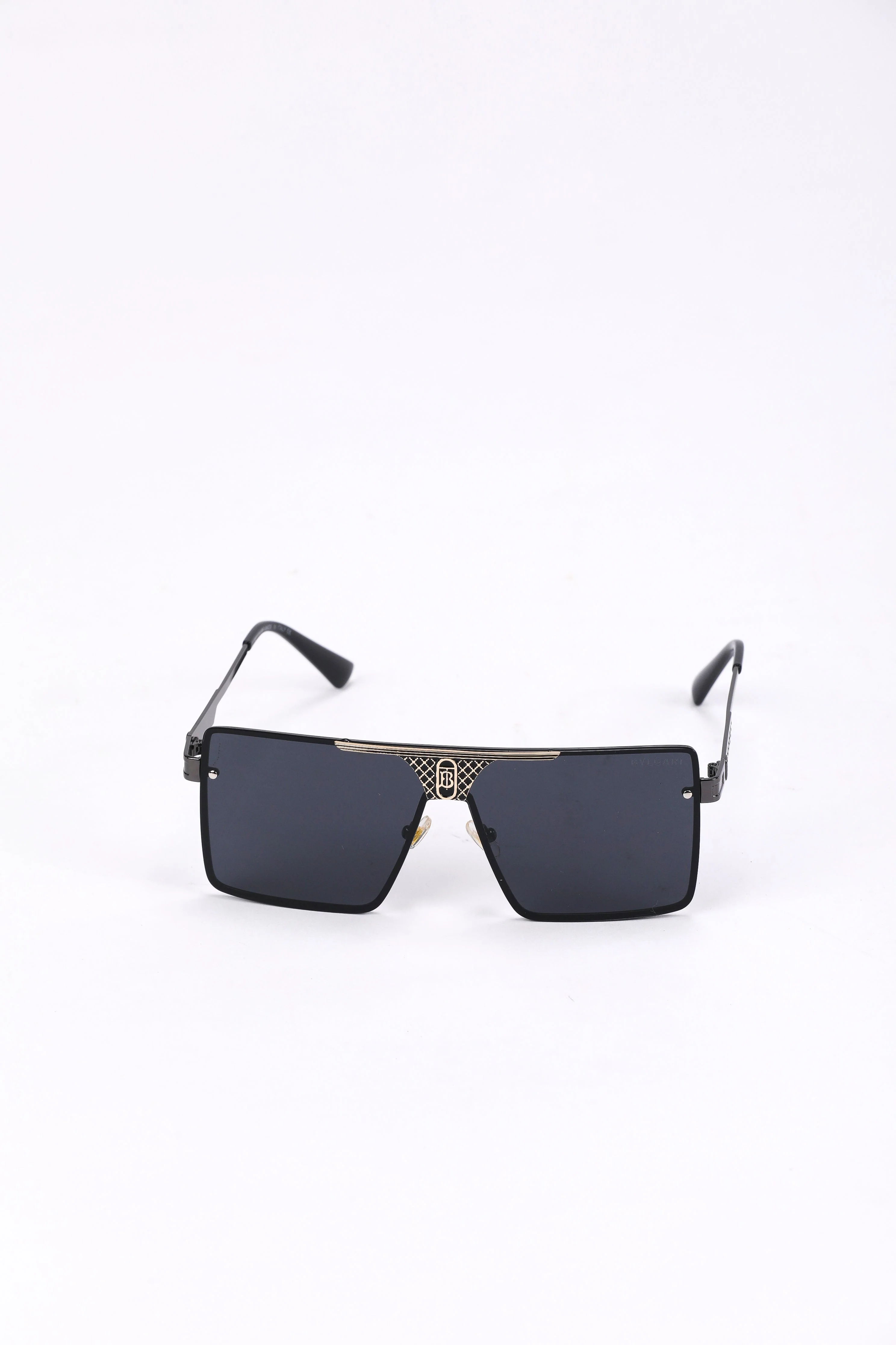 Bylgari Black Geometric Sunglasses - Image 2