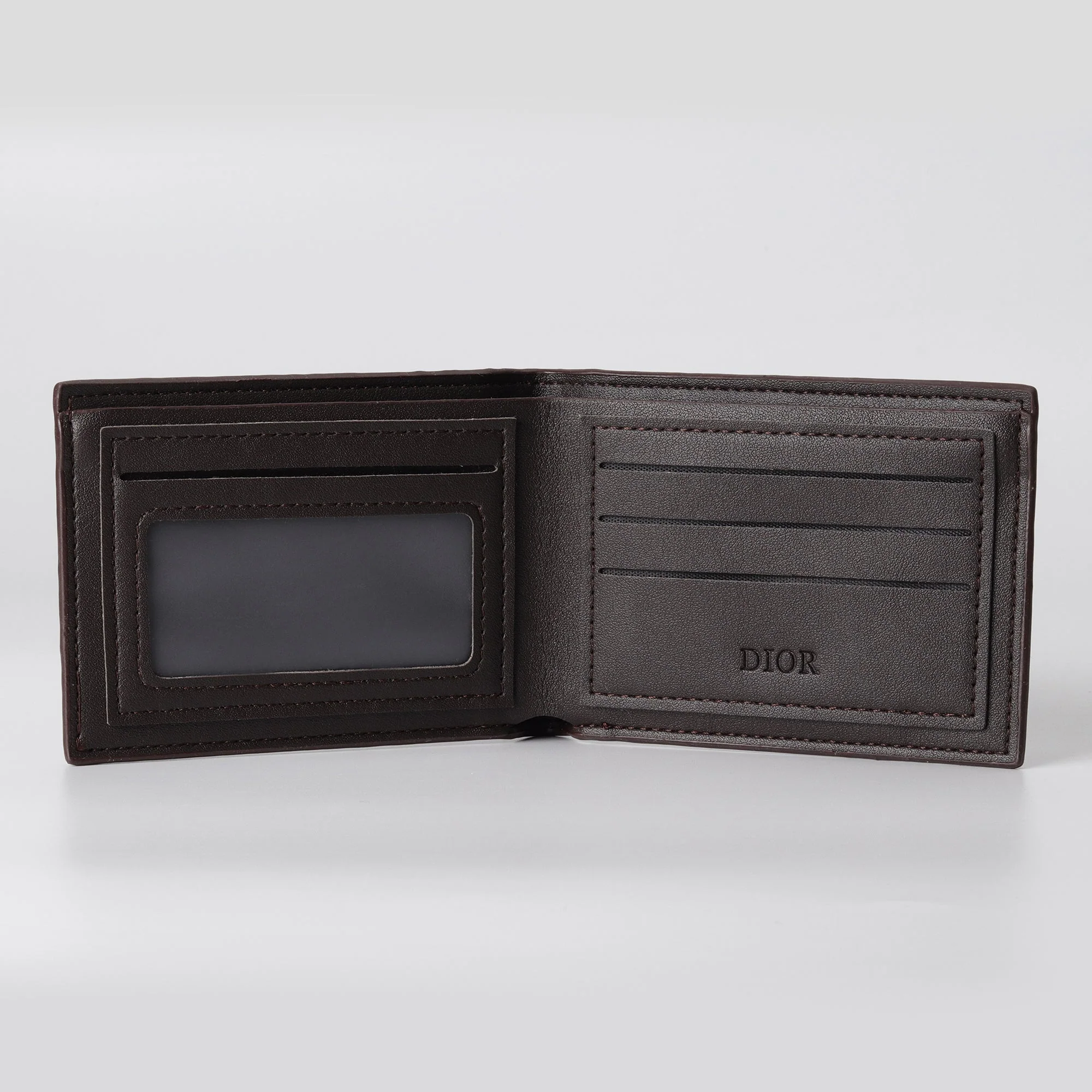 CD Classic Bifold Wallet in Espresso Brown - Image 3