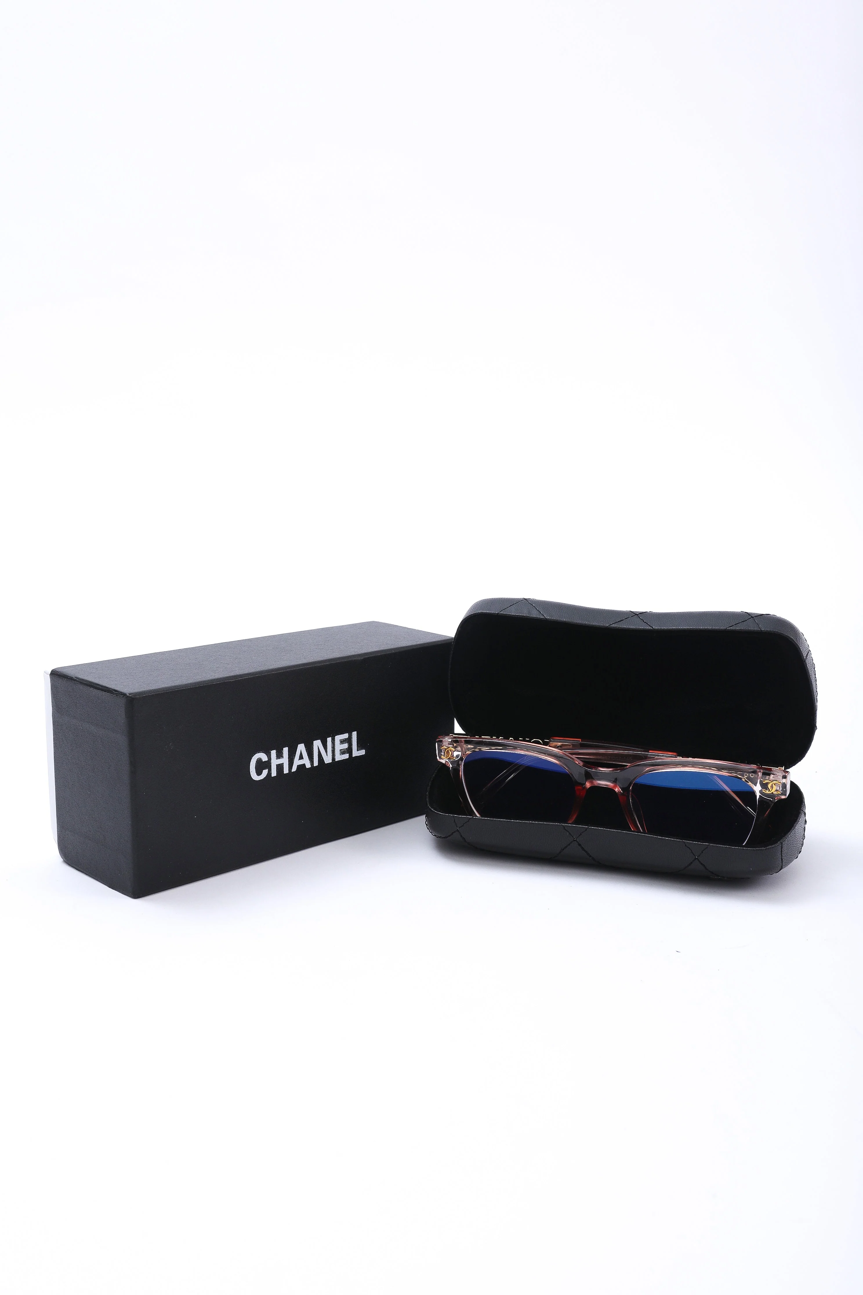 Chanel Transparent Tortoise Sunglasses - Image 3