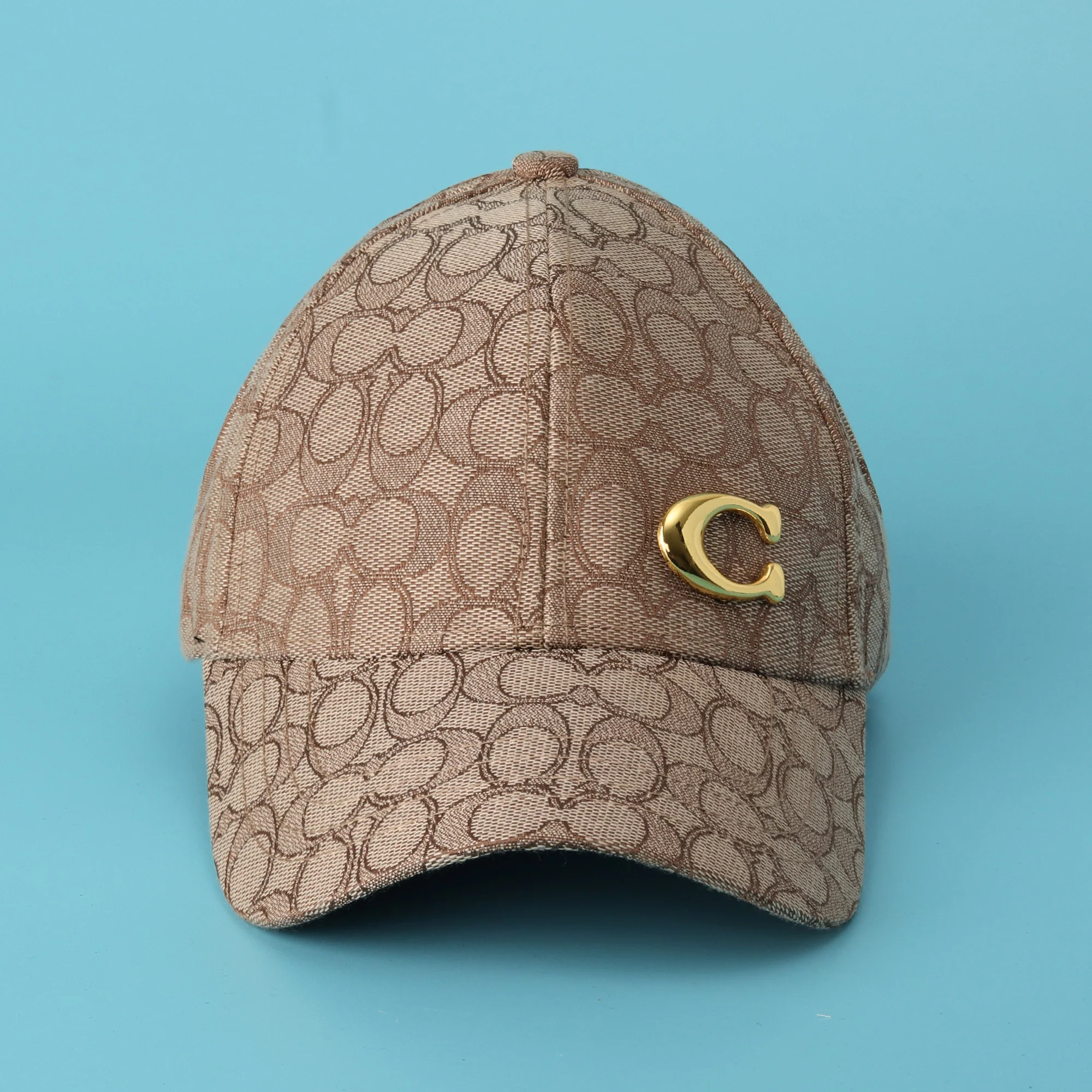 Classic Beige Monogram Cap