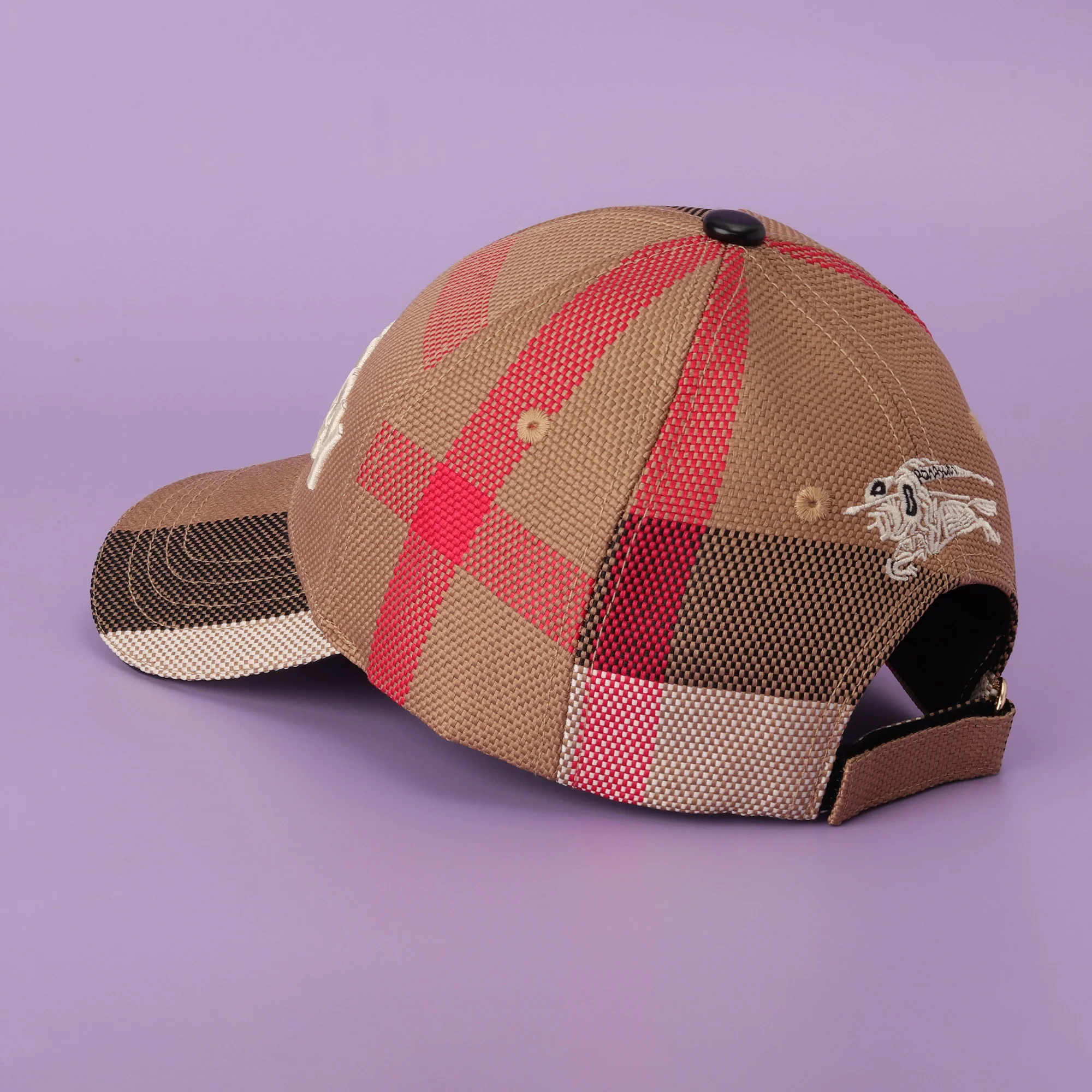 Classic Check Baseball Cap - Image 3