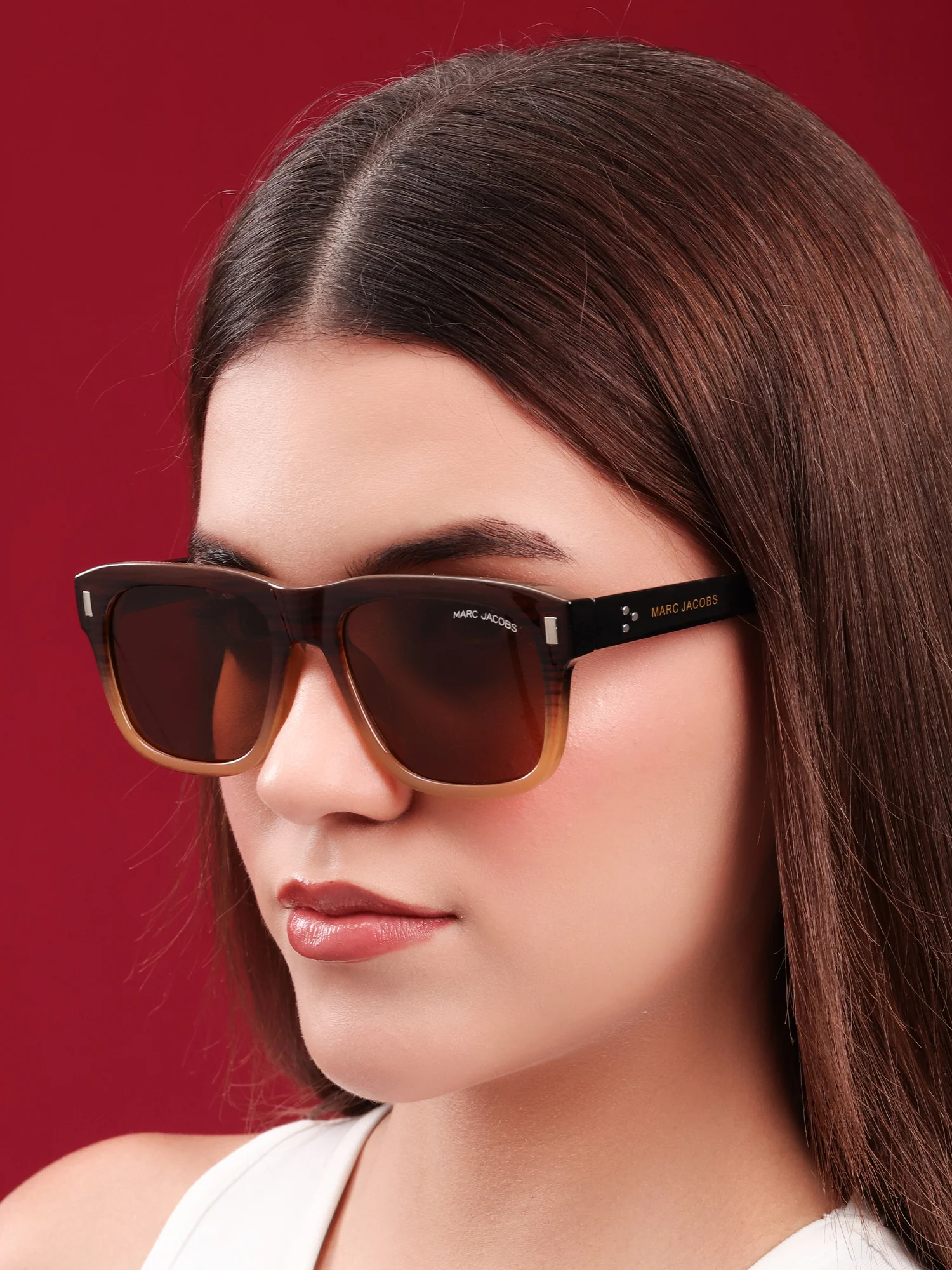 Classic Havana Brown Square Sunglasses - Image 6