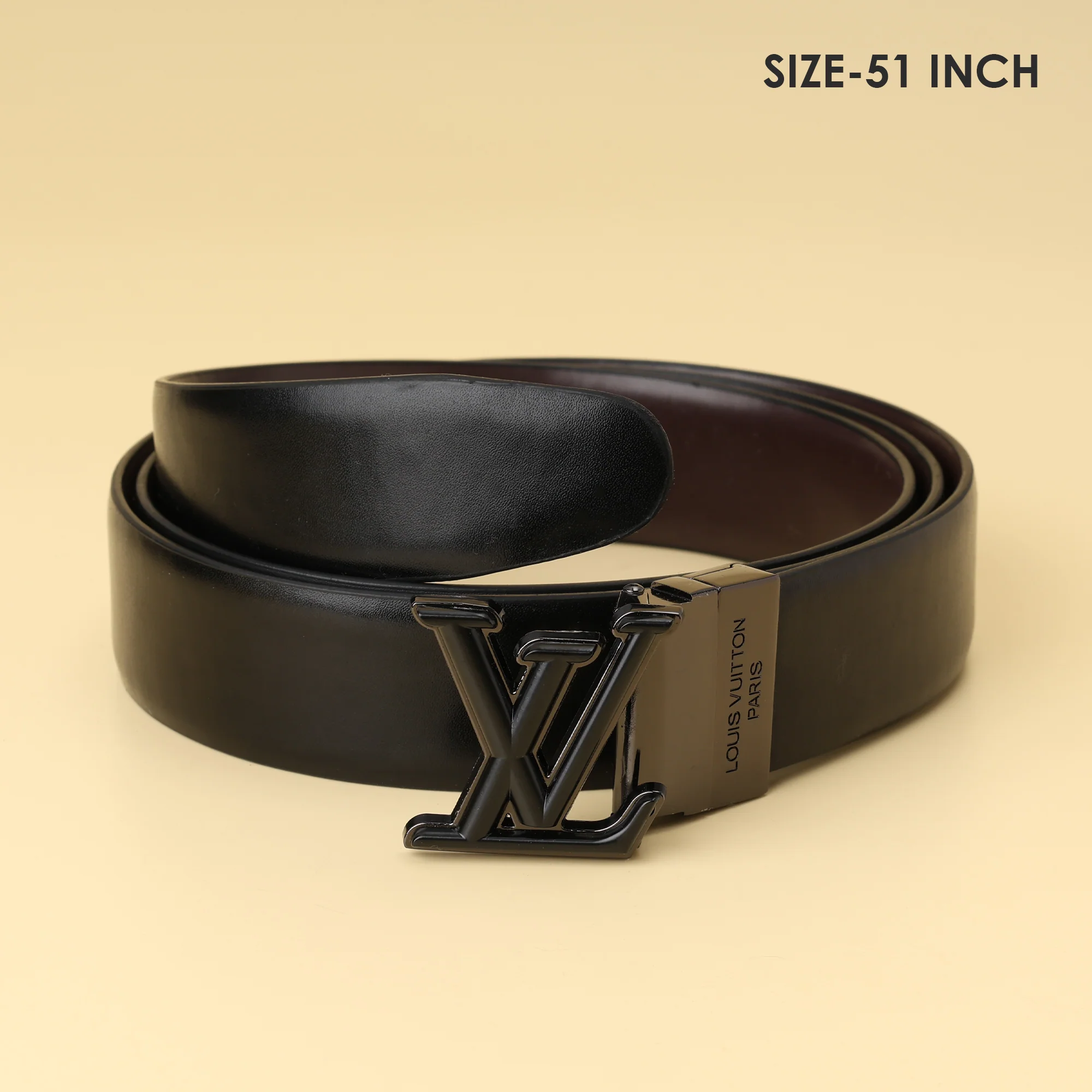 Classic Black Buck Belt - Image 4
