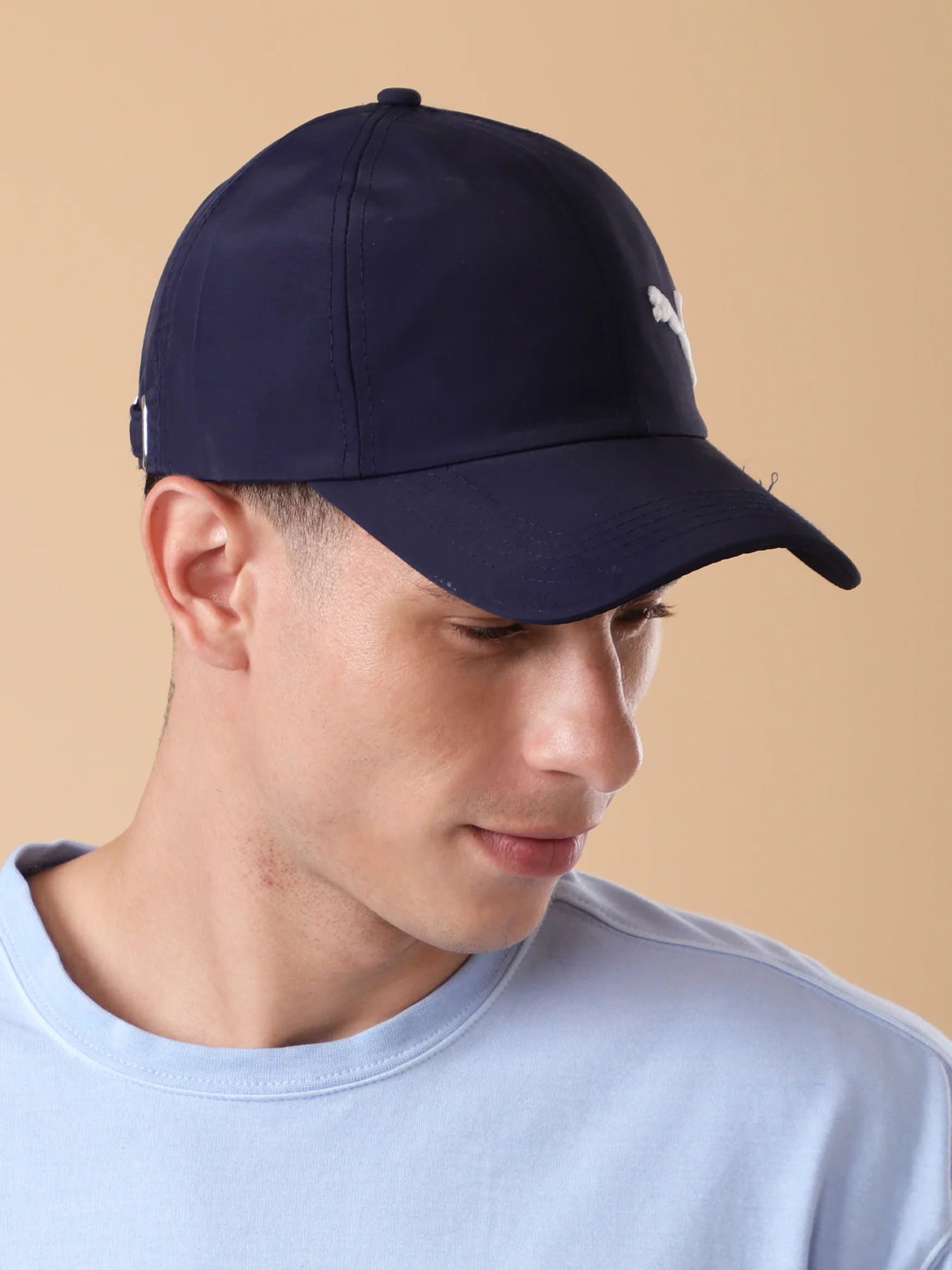 Classic Navy Blue Cap – Timeless Streetwear Essential - Image 3
