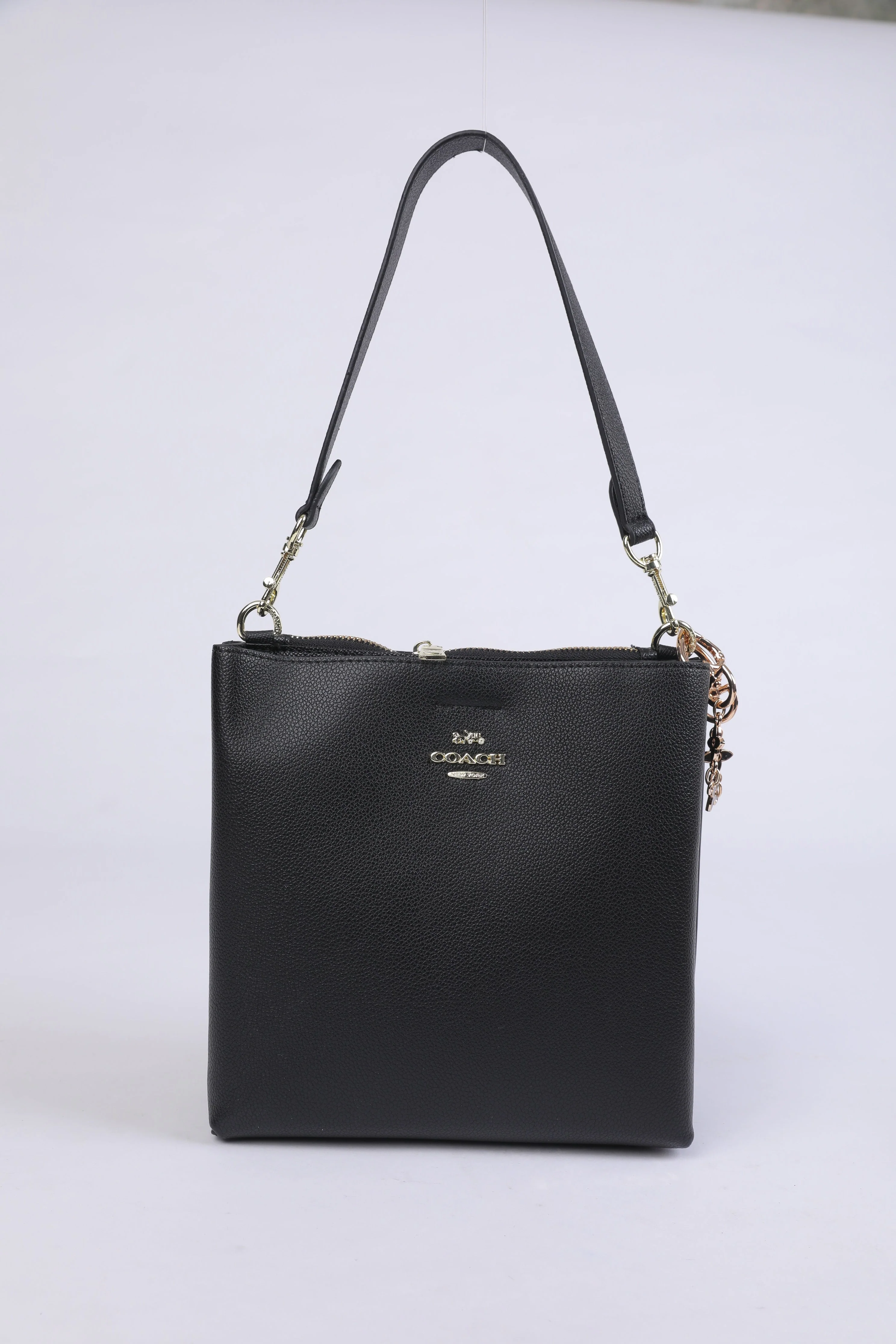 Coach Crossbody Bag in Black Leather - Image 3