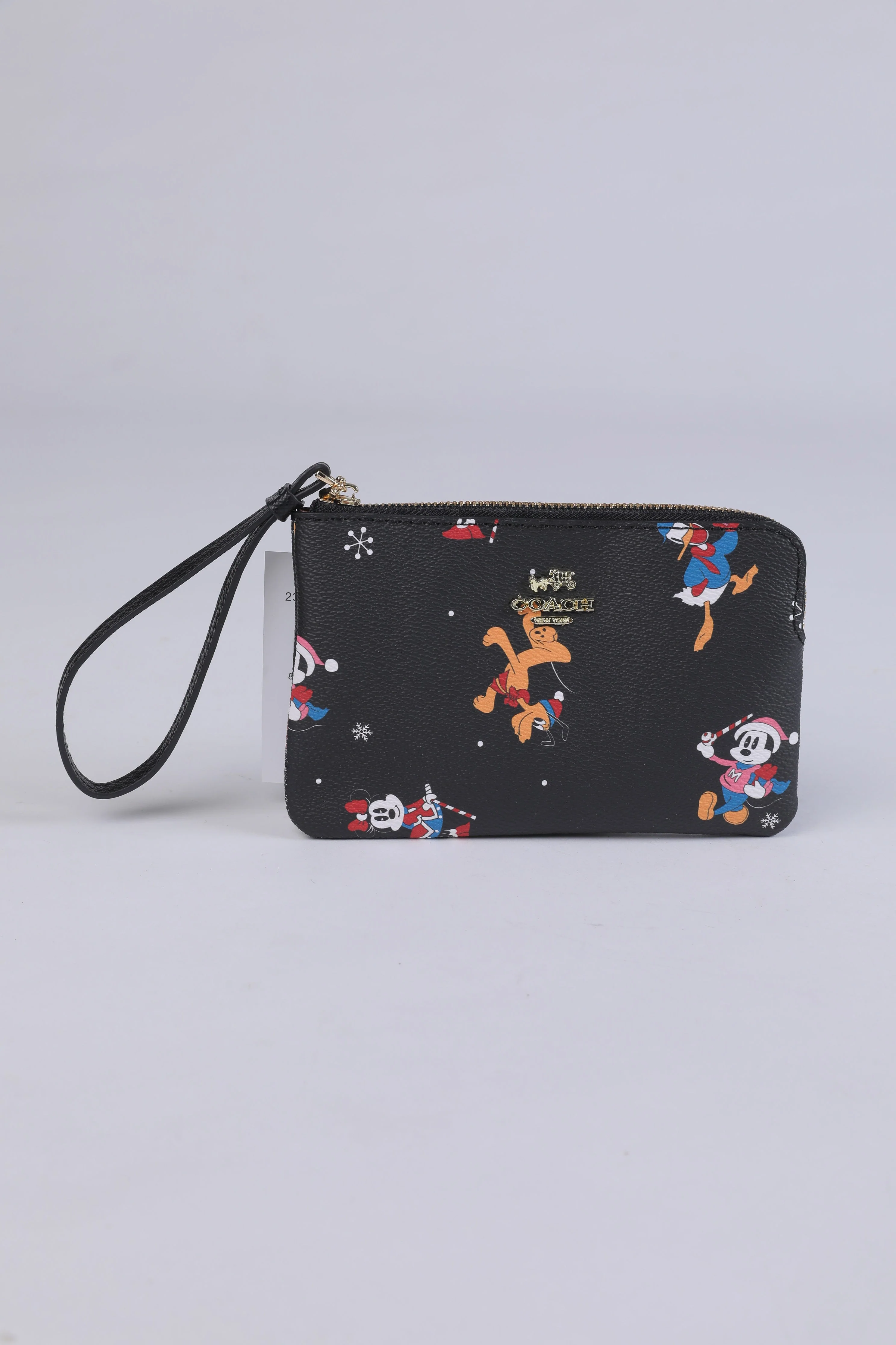 Coach Disney Mickey & Friends Leather Wristlet