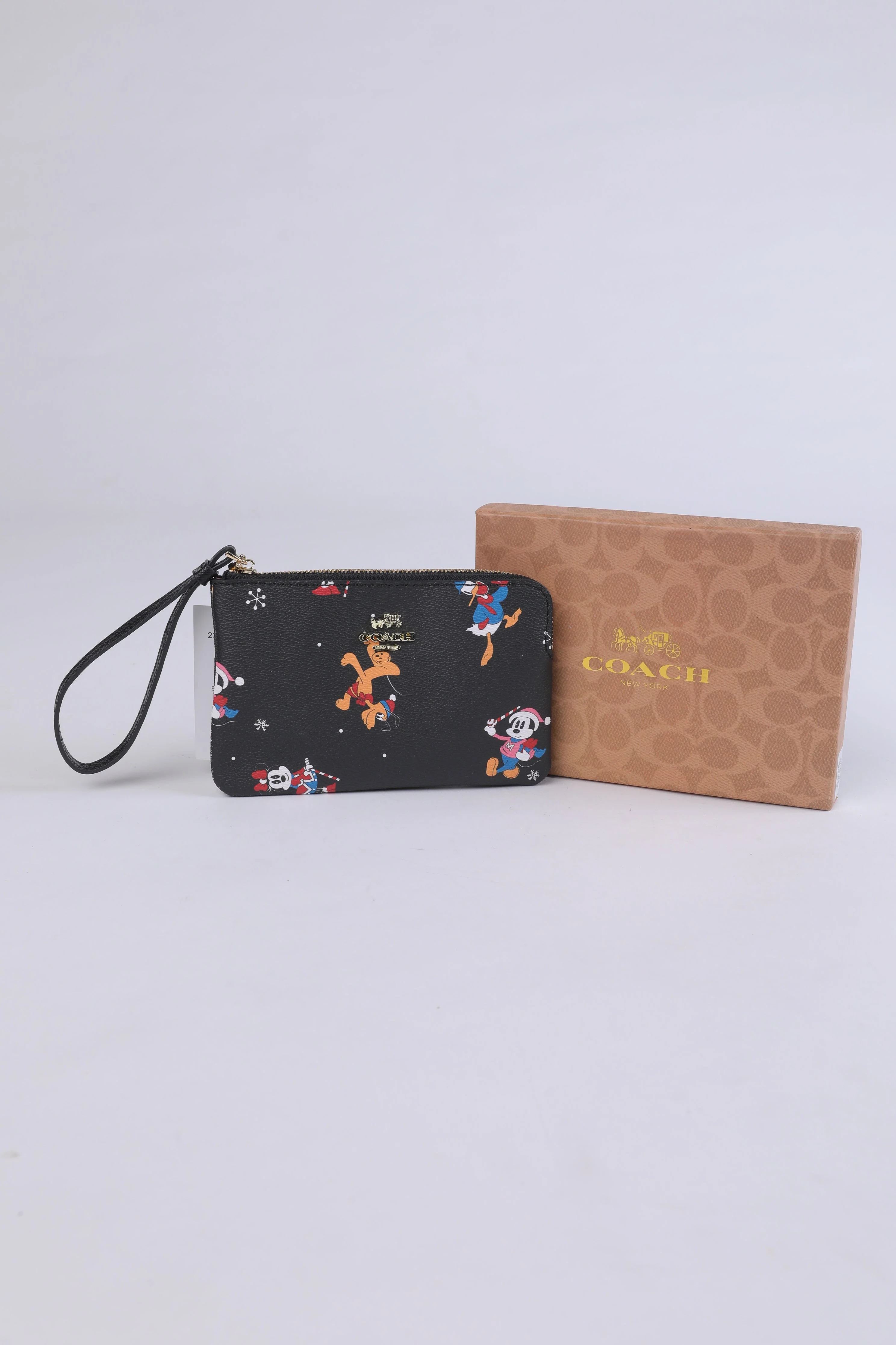 Coach Disney Mickey & Friends Leather Wristlet - Image 2