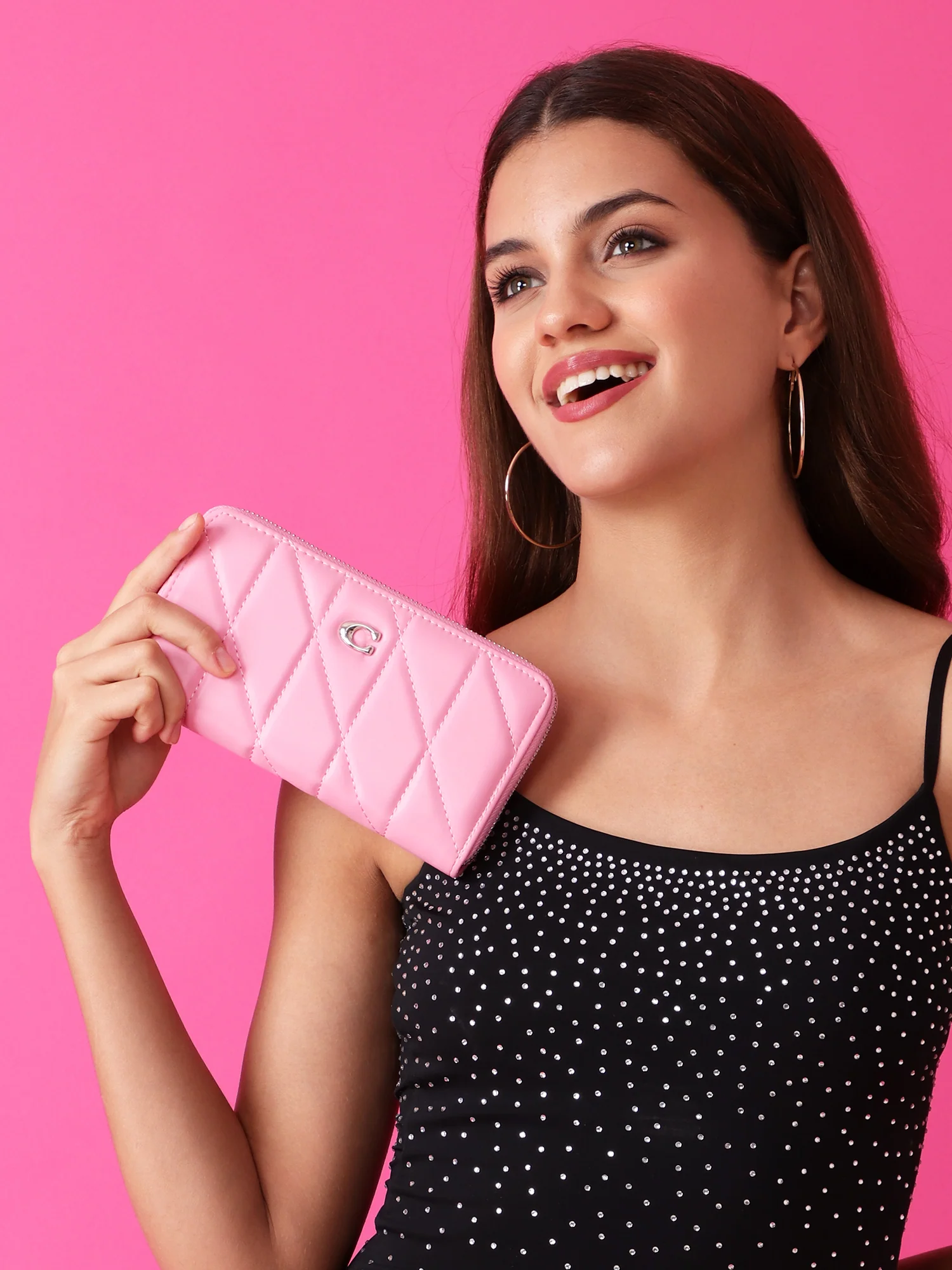 Coach Quilted Zip-Around Wallet - Image 3