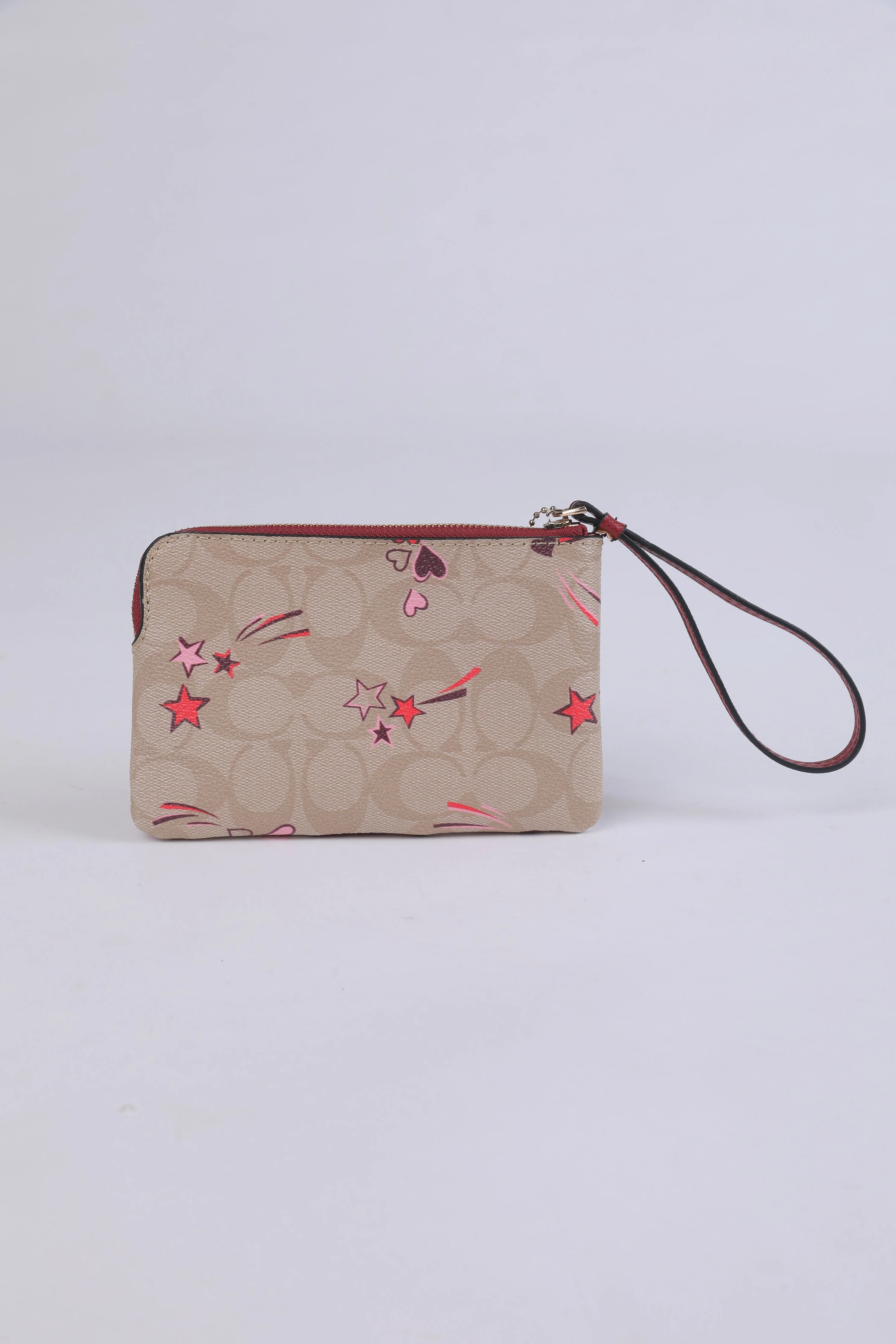 Coach Signature Heart & Star Print Wristlet - Image 3