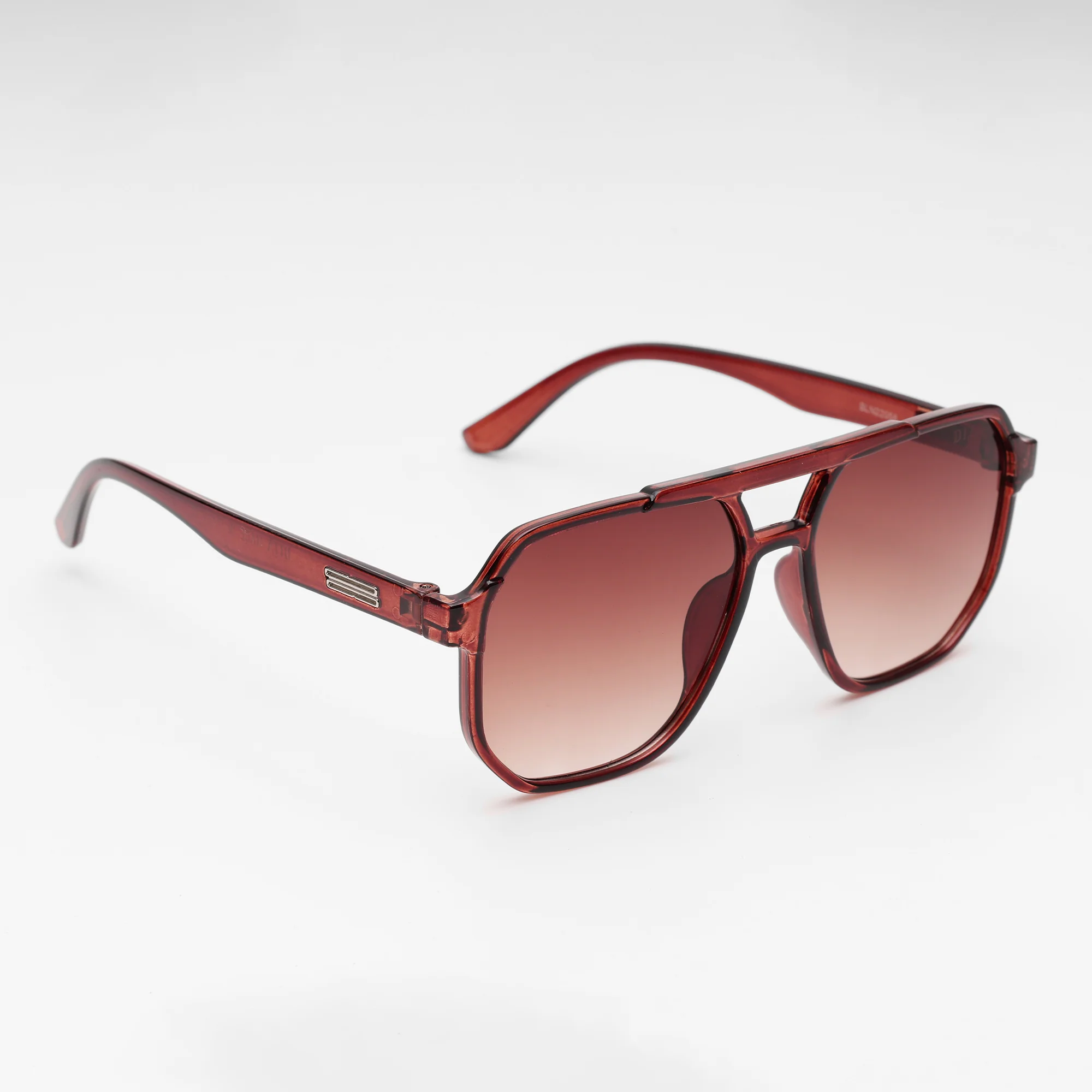 Crimson Fade Aviator Sunglasses - Image 4