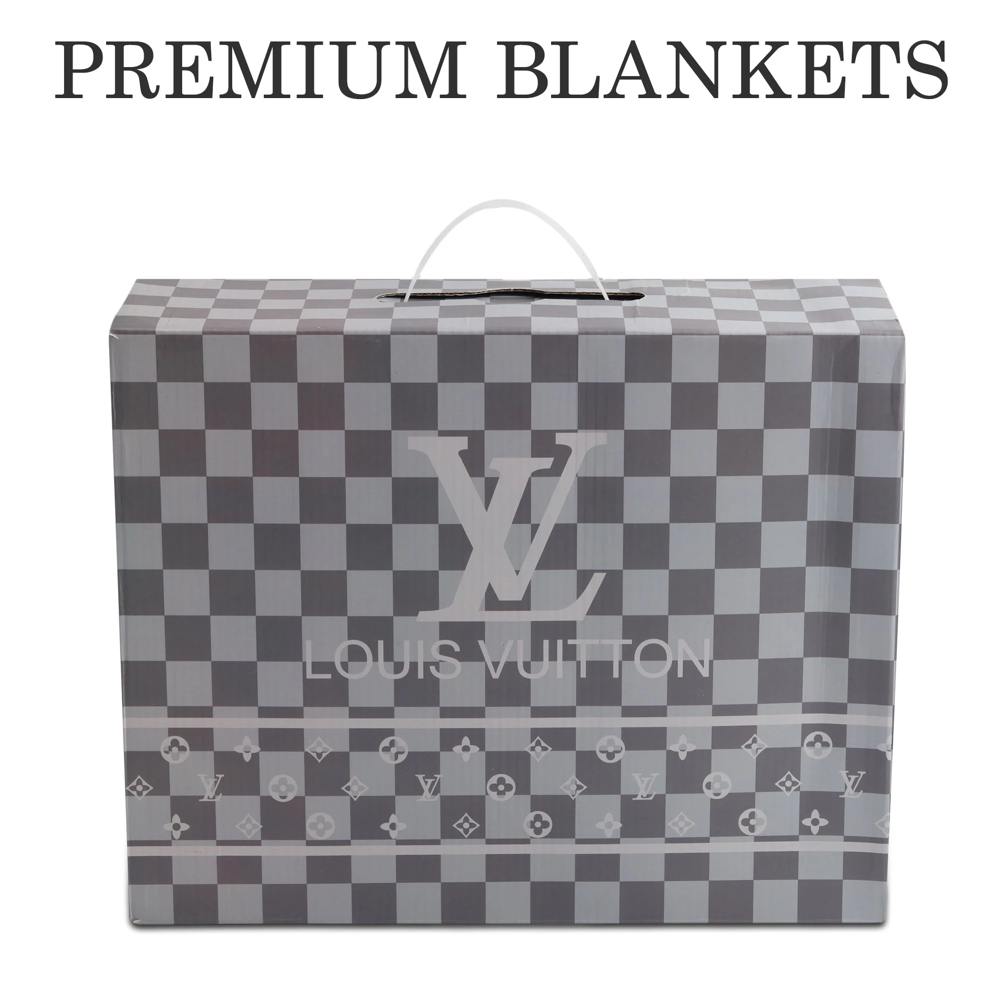 Damier Noir Throw AC Blanket - Image 4