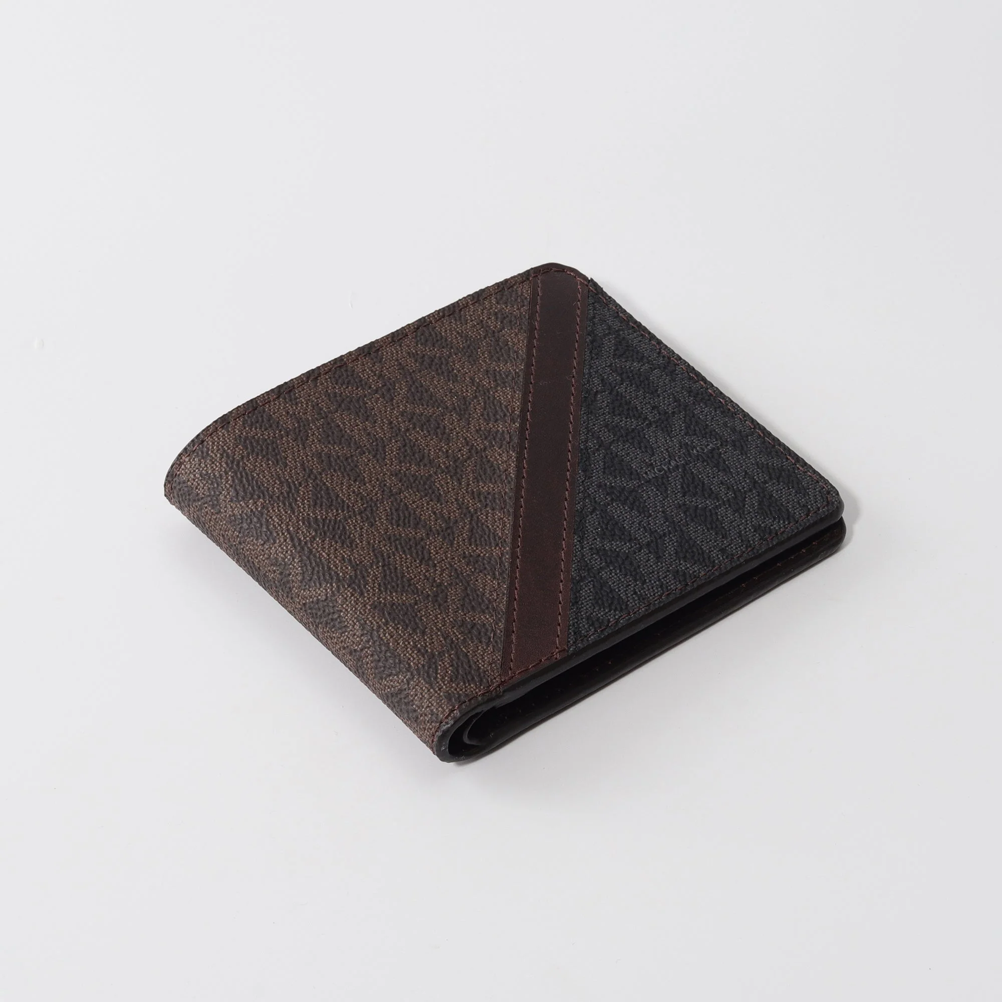 Diagonal Monogram Wallet in Brown & Black - Image 2