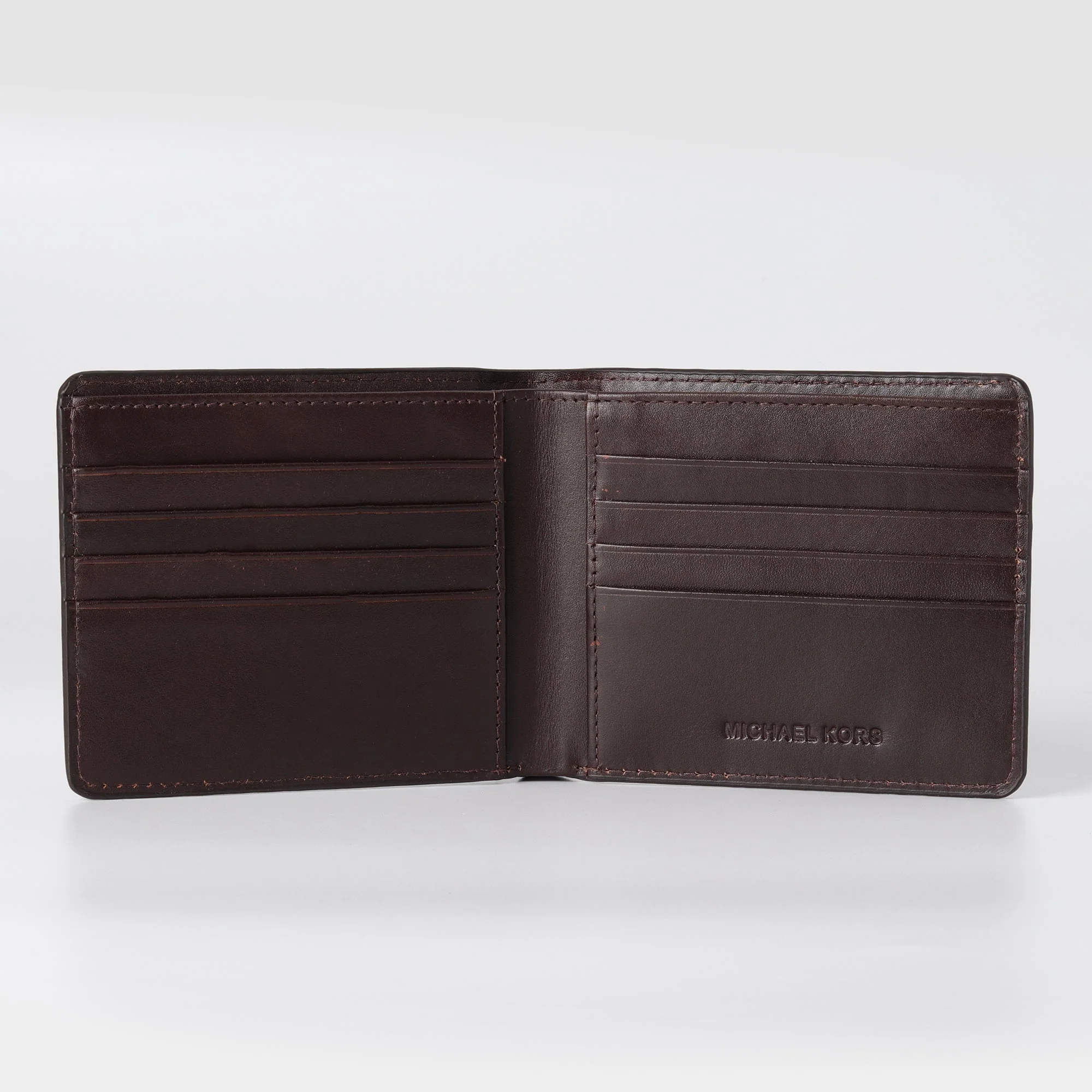 Diagonal Monogram Wallet in Brown & Black - Image 3