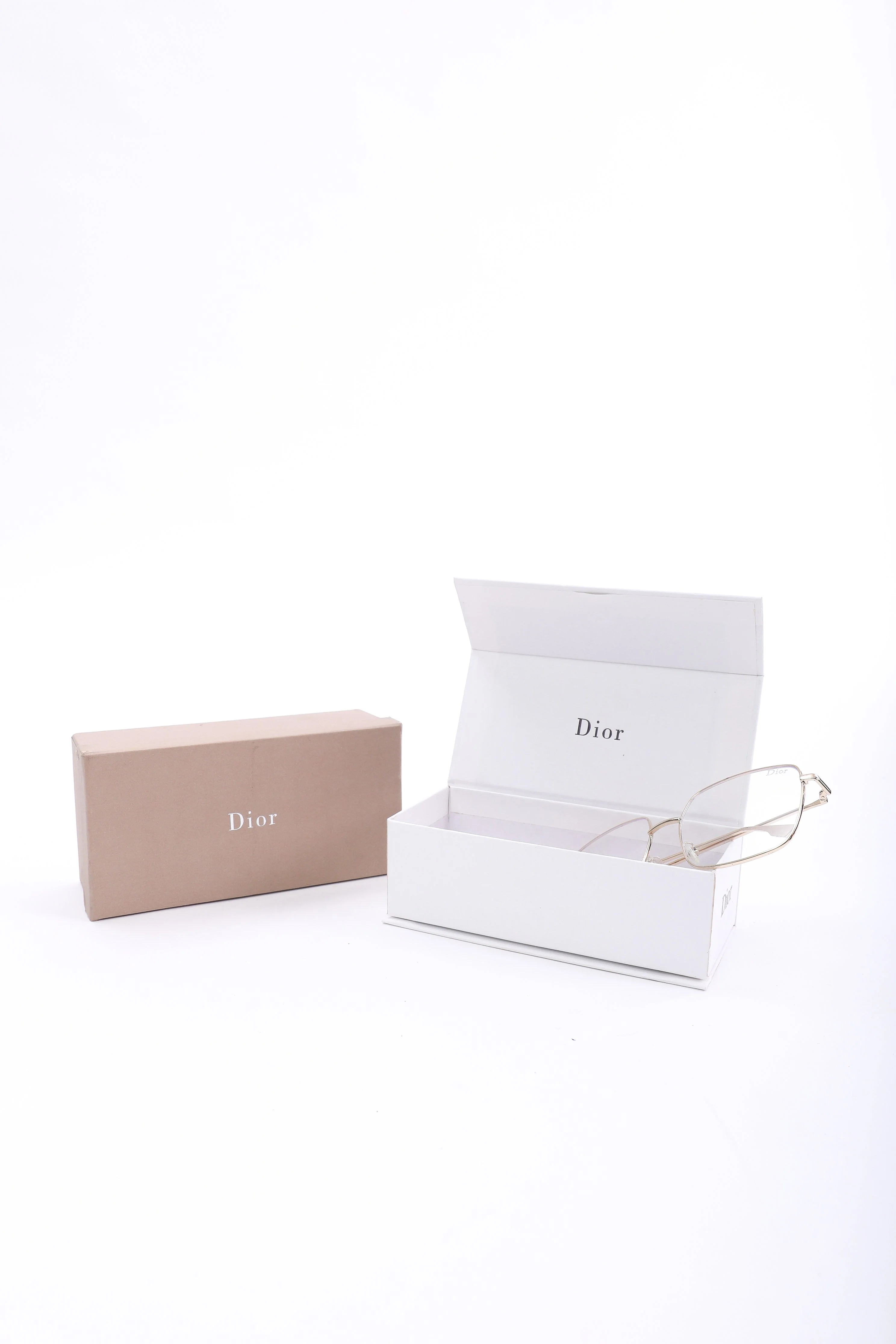 Dior Minimalist Gold Frame Glasses - Image 2