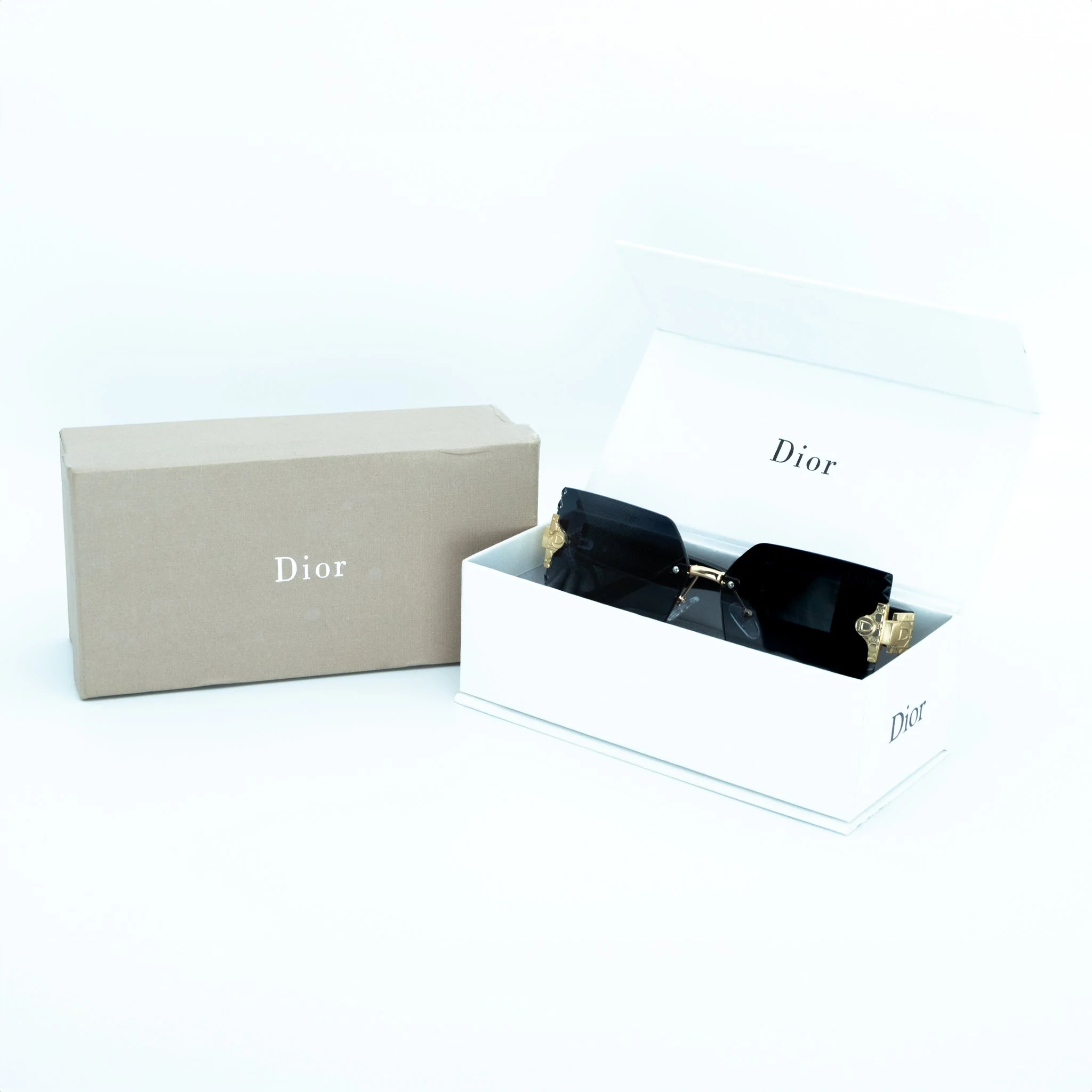 Dior Noir Luxe Square Sunglasses - Image 2