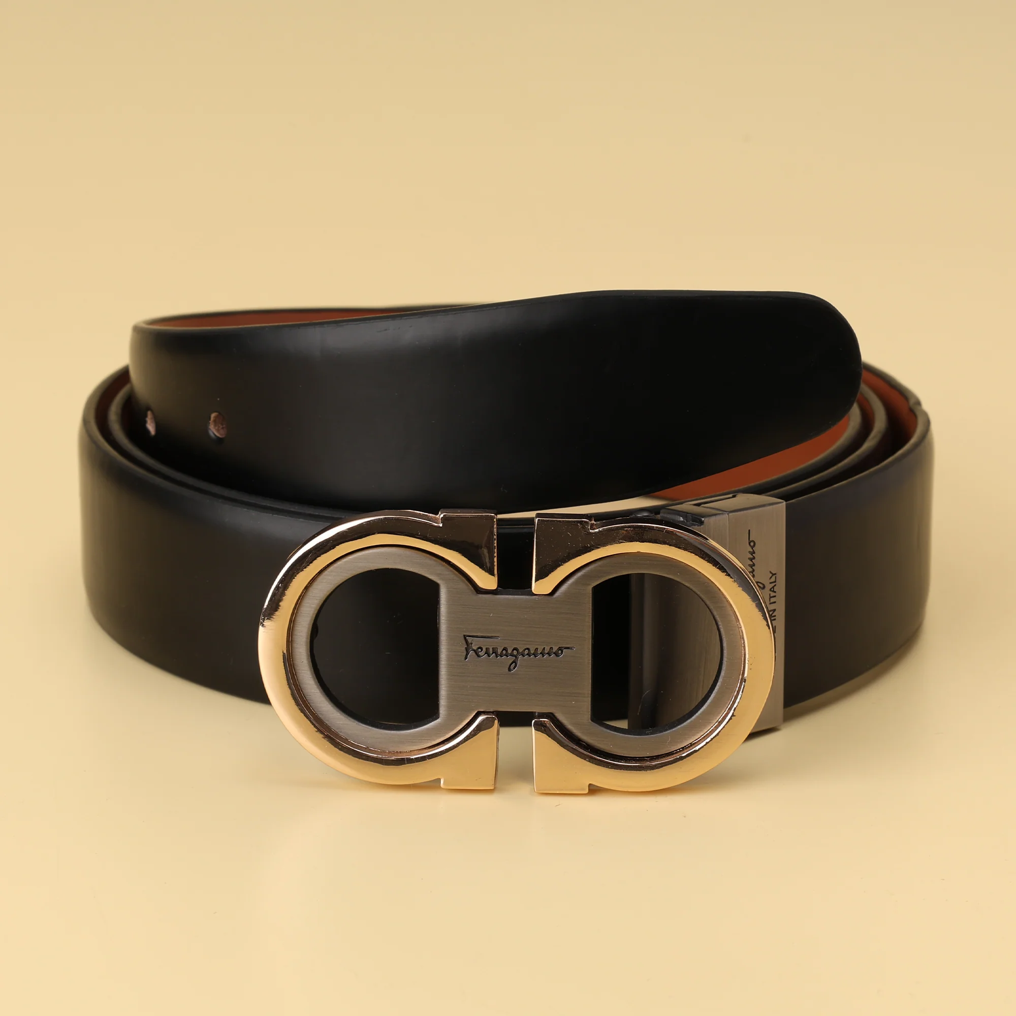 Dual-Tone Loop Buckle Belt - Image 2