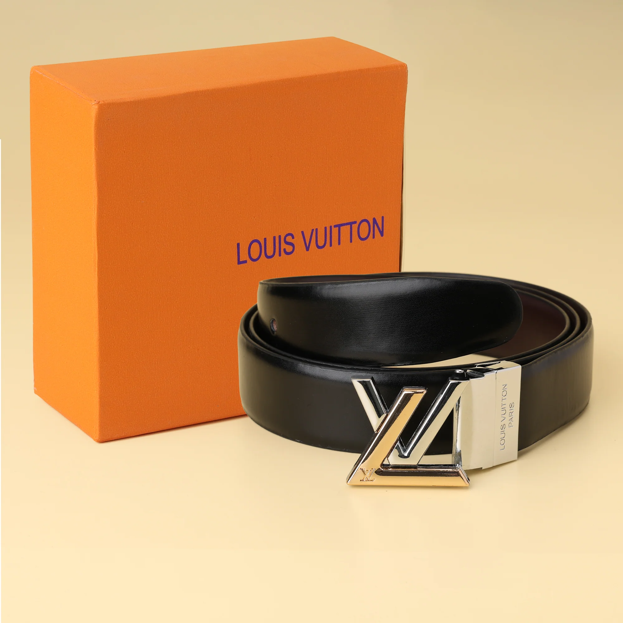 Dual-Tone Buckle Belt - Image 2
