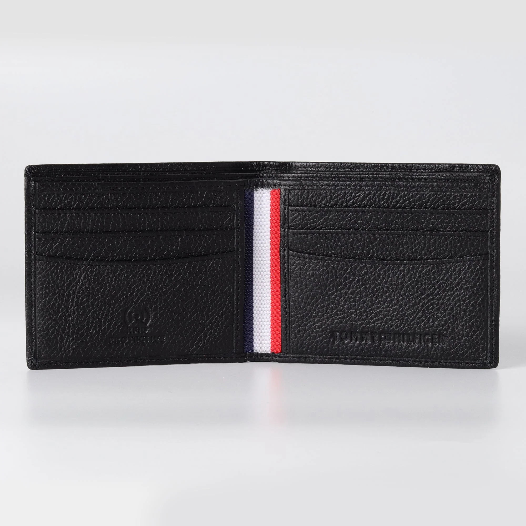 Embossed Monogram Wallet in Black - Image 4