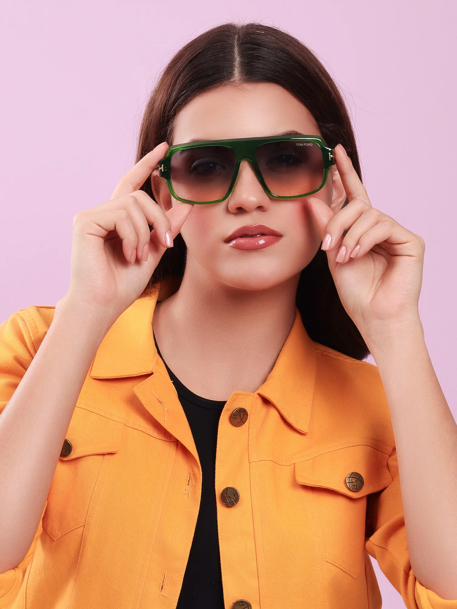 Emerald Fade Navigator Sunglasses - Image 3