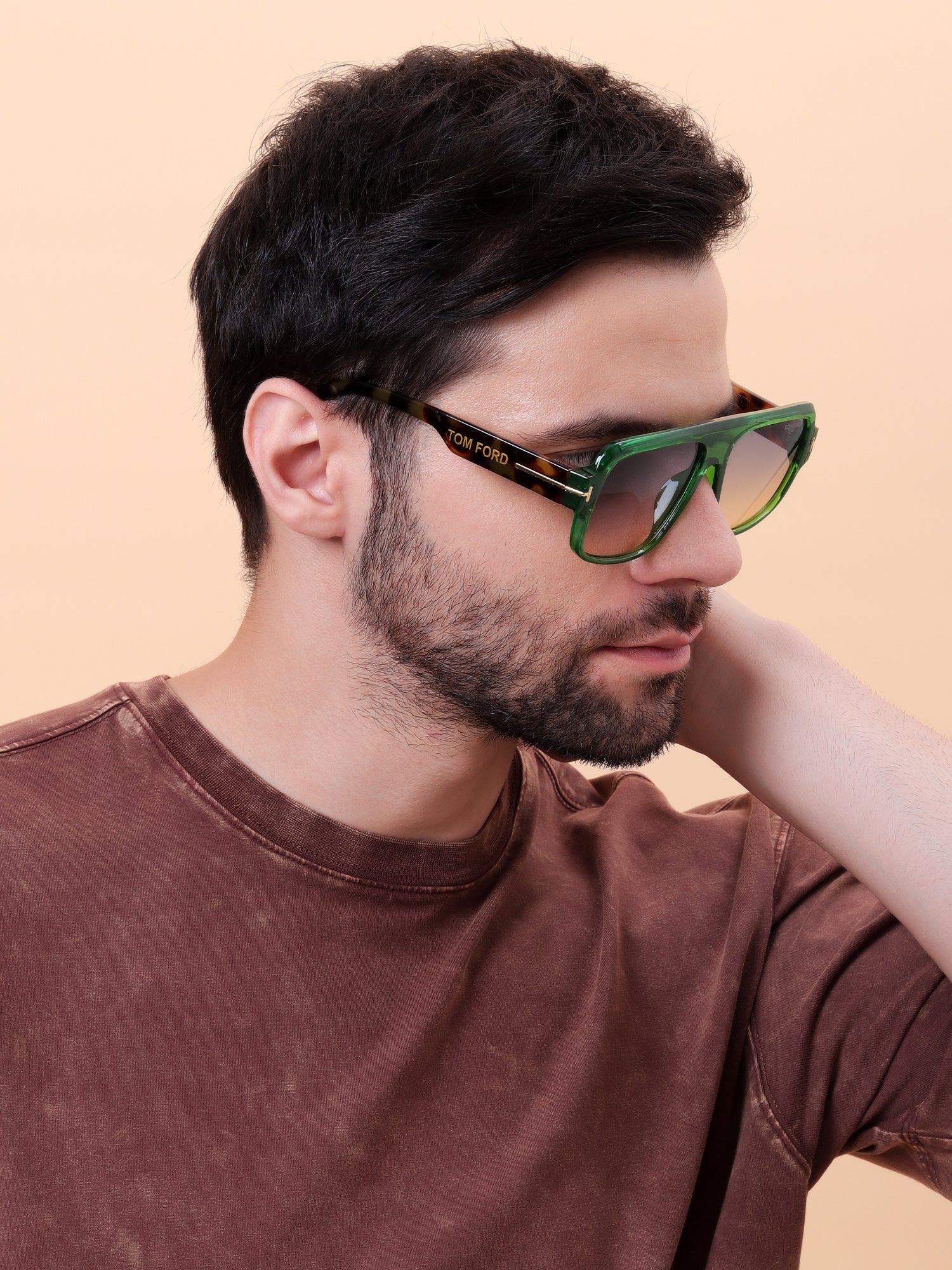 Emerald Fade Navigator Sunglasses - Image 7