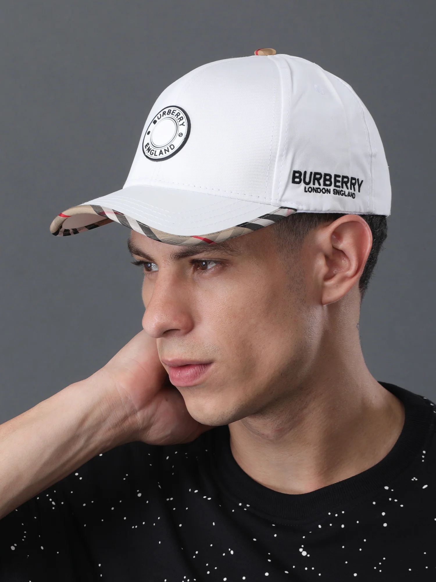 England White Logo Cap - Image 3
