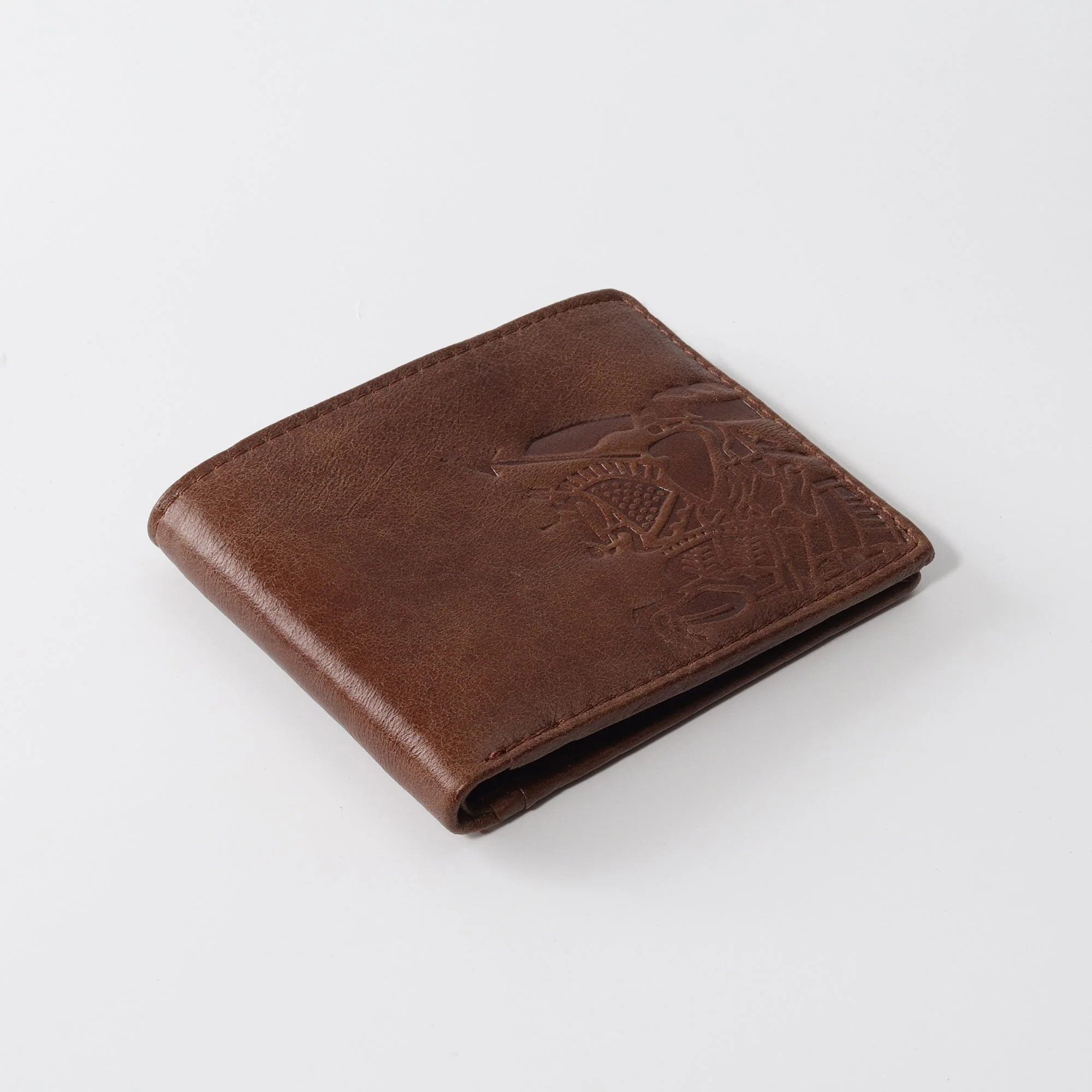 Equestrian Knight Vintage Leather Wallet - Image 3