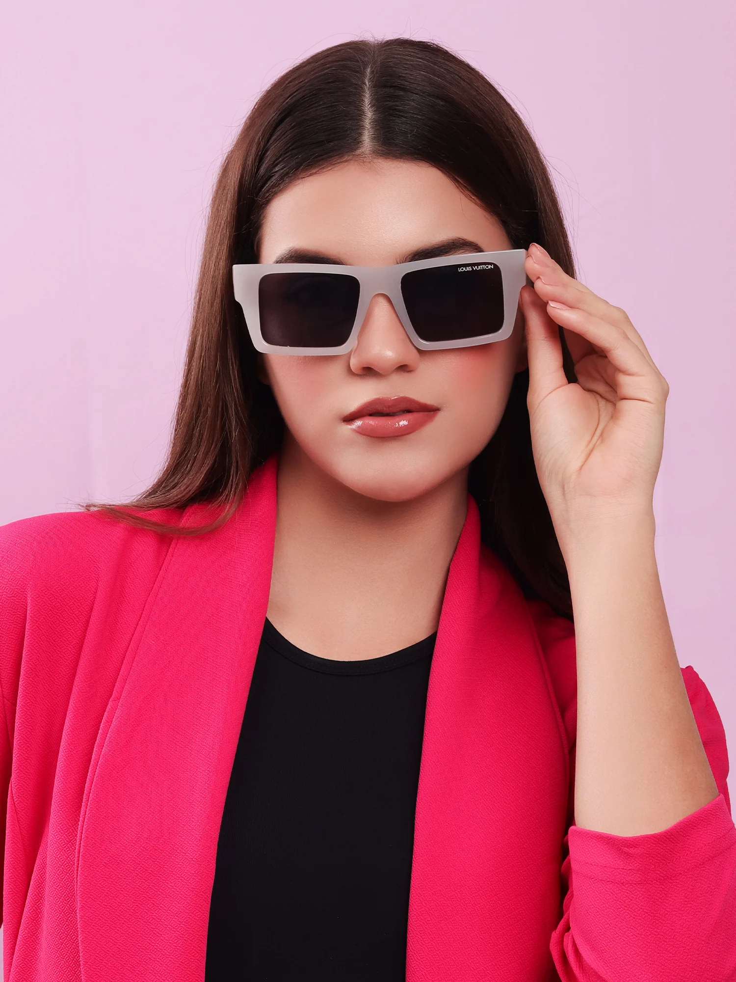 Essential Square Sunglasses in Sandstone - Image 5