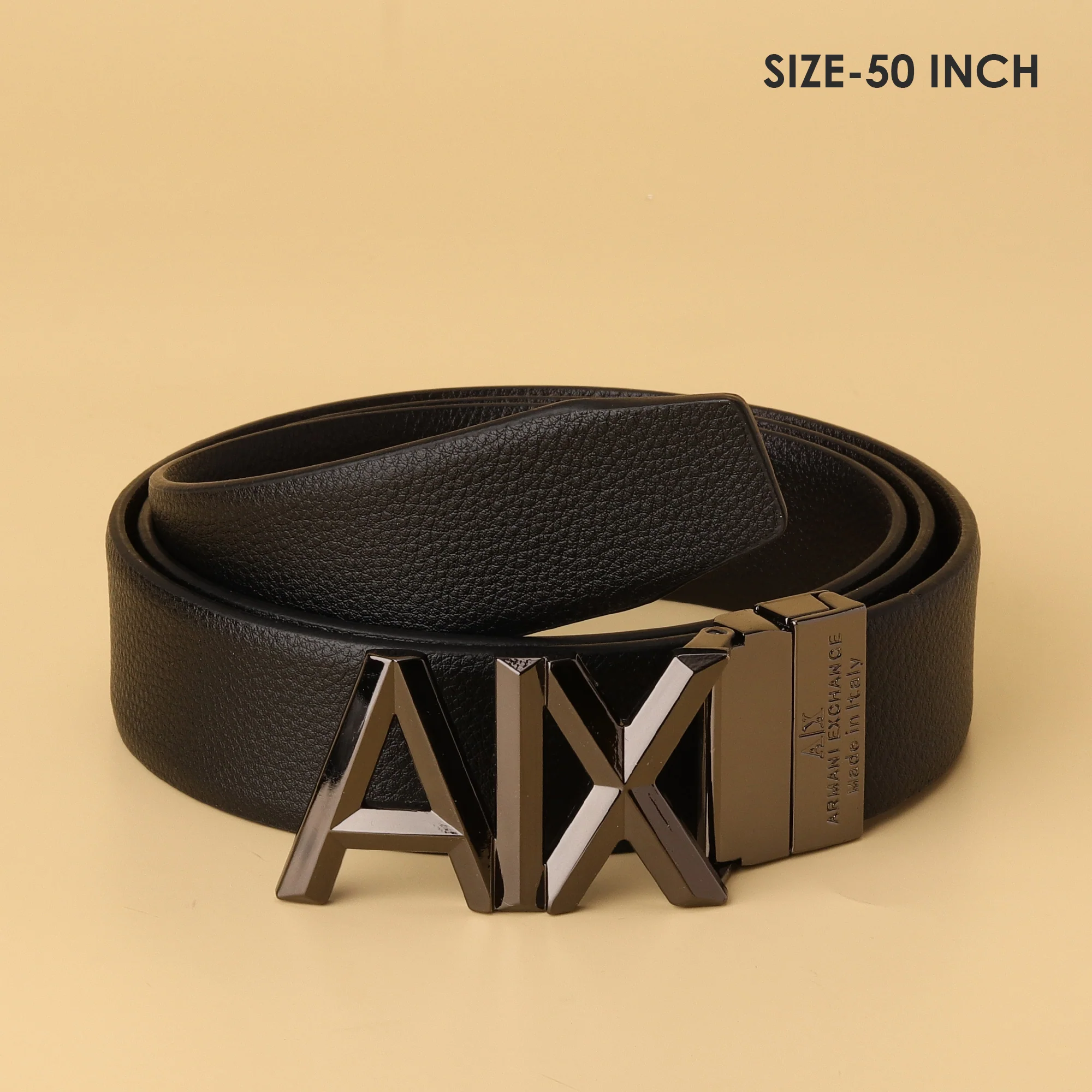 Exchange Logo  Leather Belt - Image 4