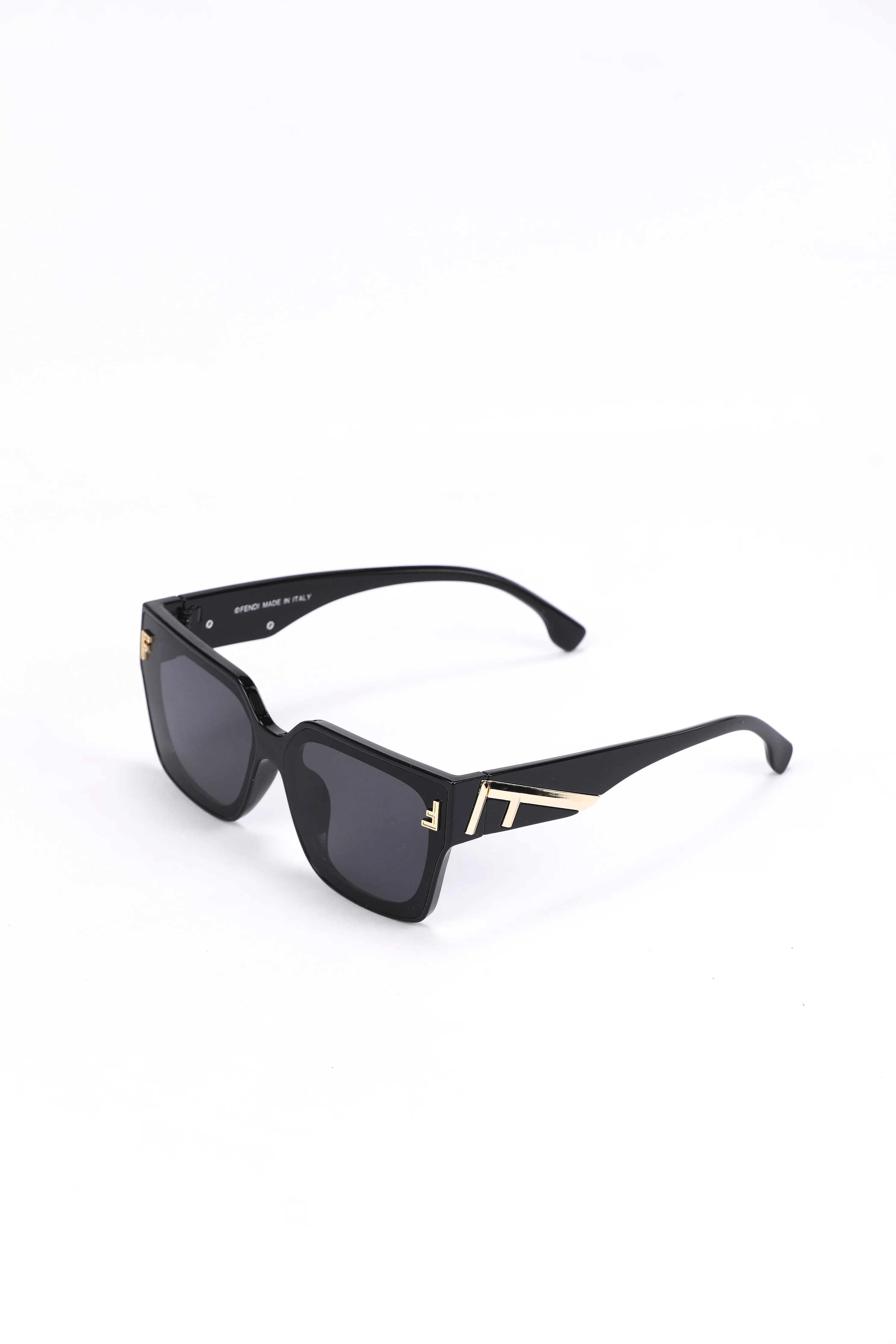 Fendi Black Geometric Sunglasses