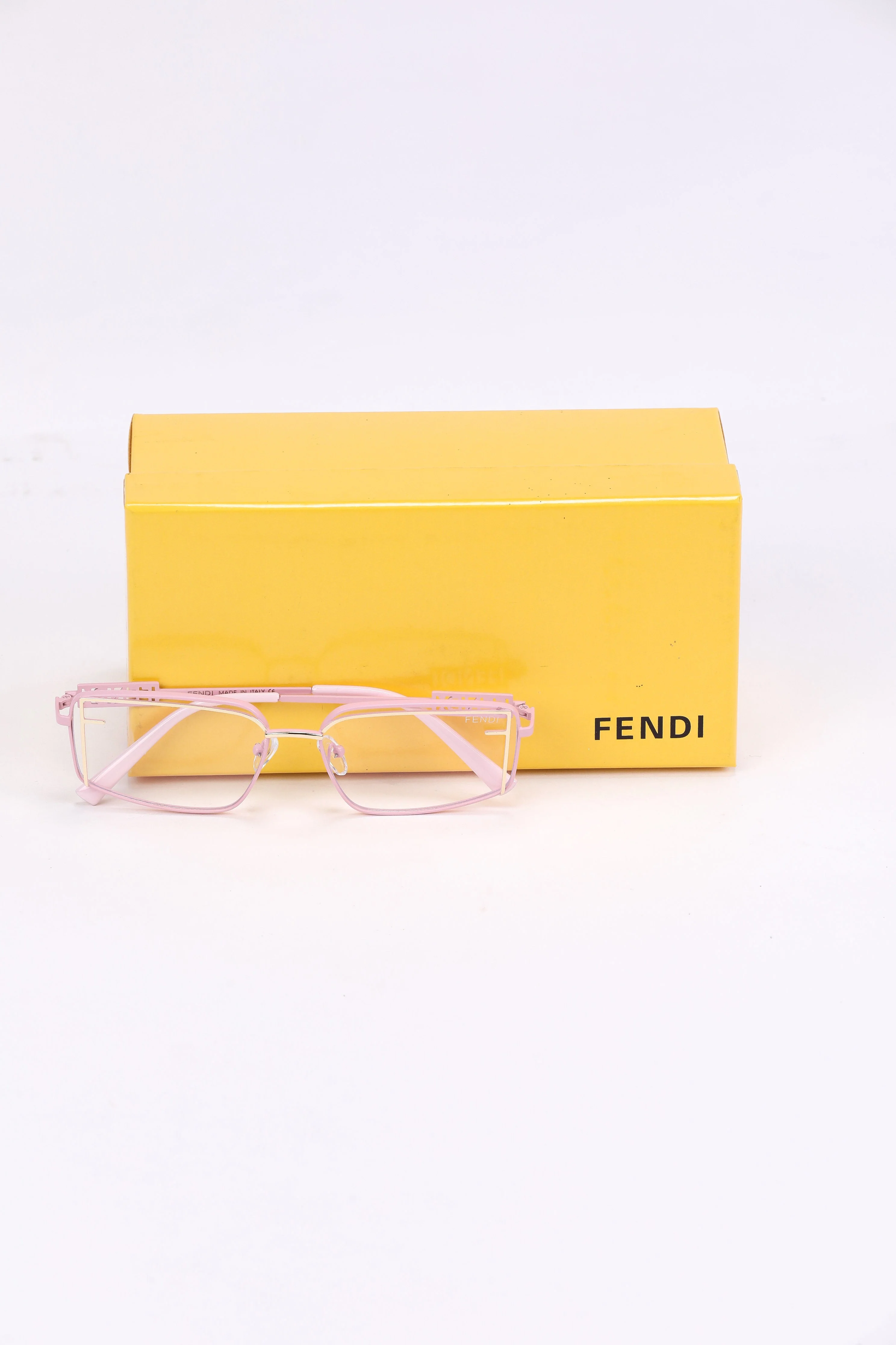 Fendi Pink Aviator Optical Glasses - Image 2