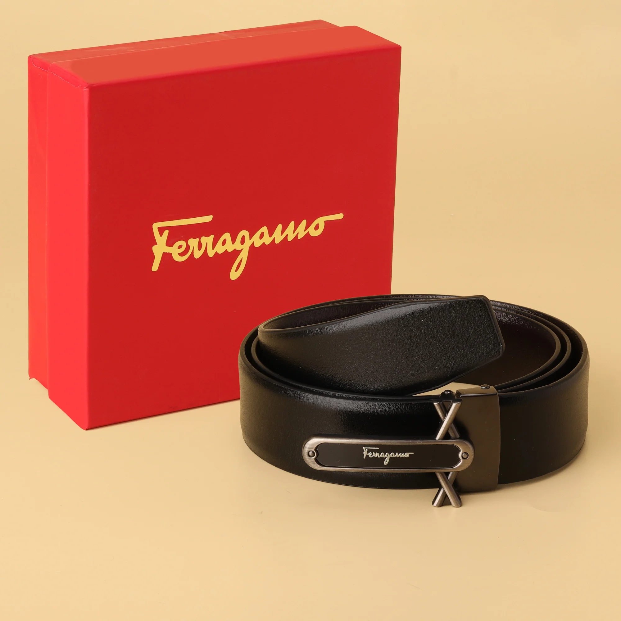 Ferragamo Reversible Leather Belt - Image 2